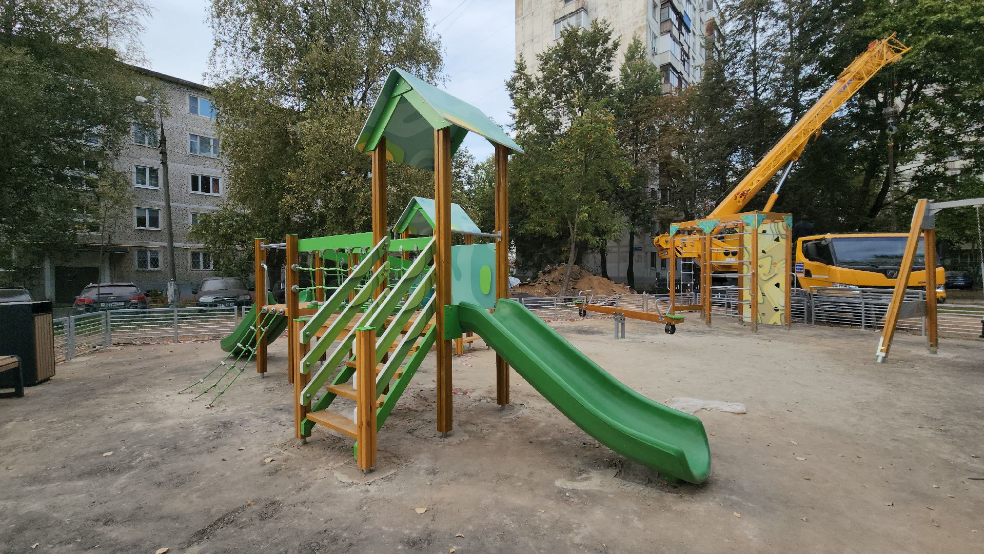 Десткие площадки, Лобня, игровая площадка,