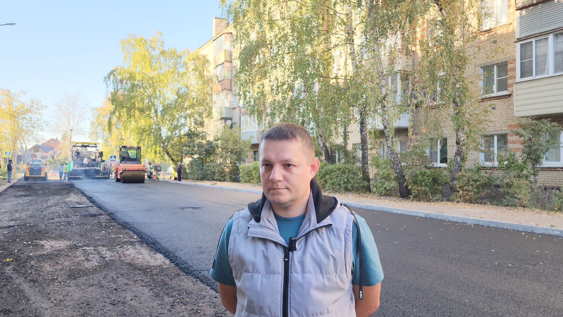 серпухов, строительство дорог, асфальтобетон, улица фирсова, дороги,