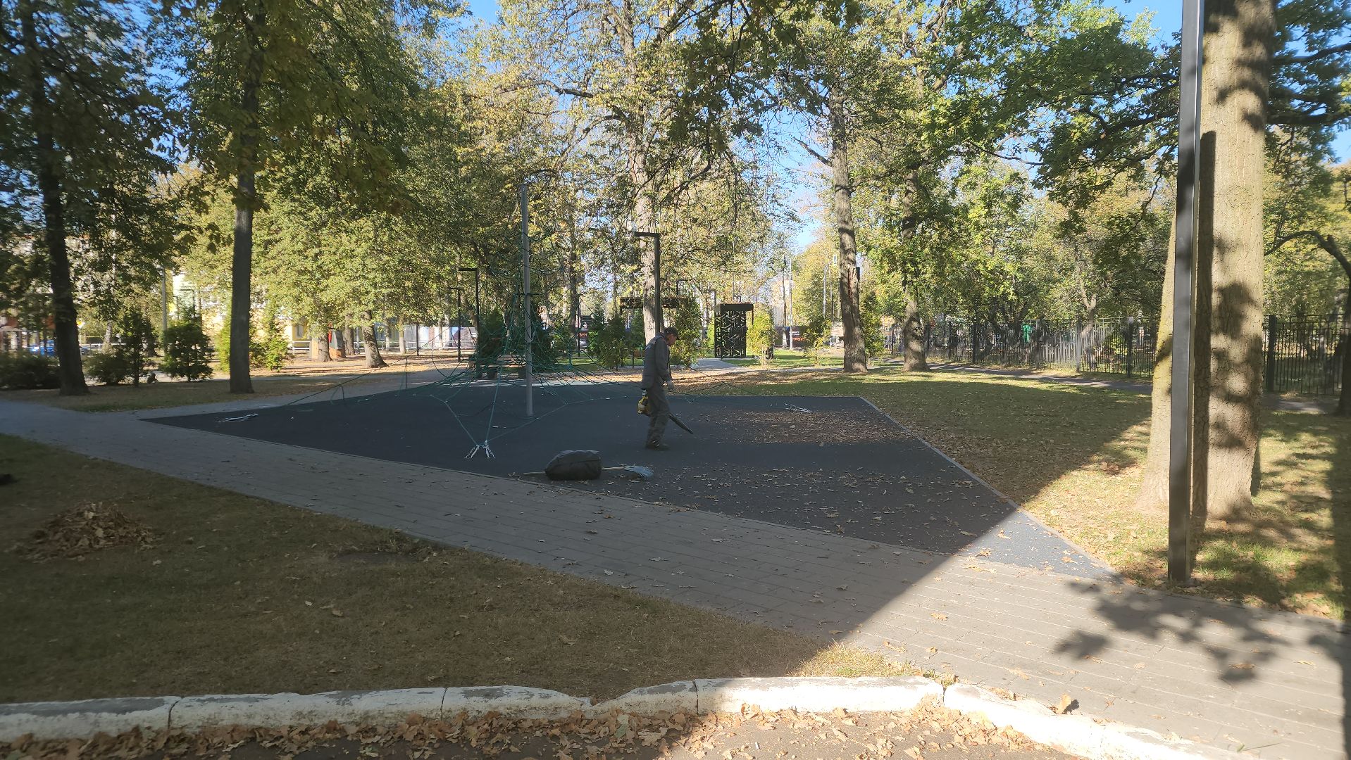 ступино, жкх подмосковья, уборка палой листвы,