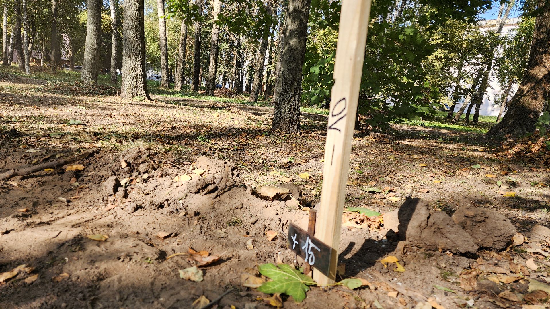 Бронницы, Строительство мемориала, Сквер военной техники, Ветераны строят мемориал,