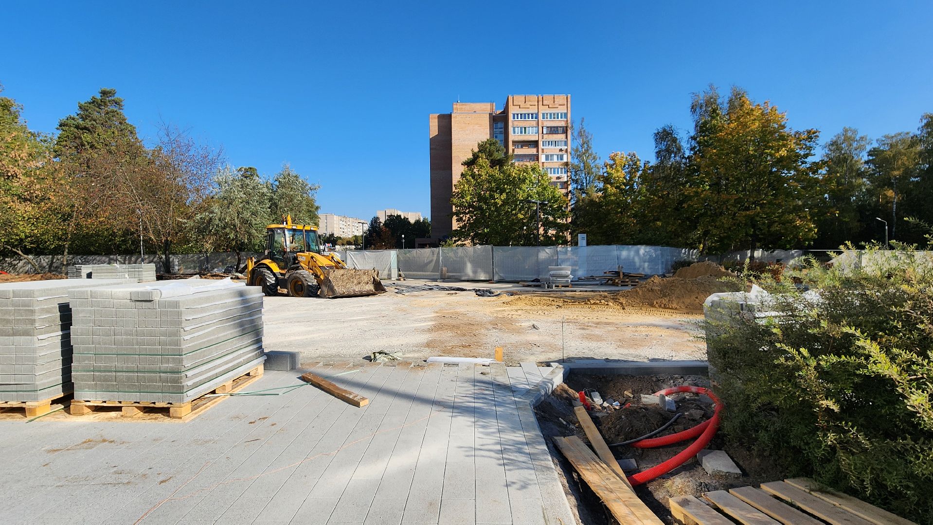 старт, площадь у спортшколы, благоустройство, протвино, плиточное покрытие,