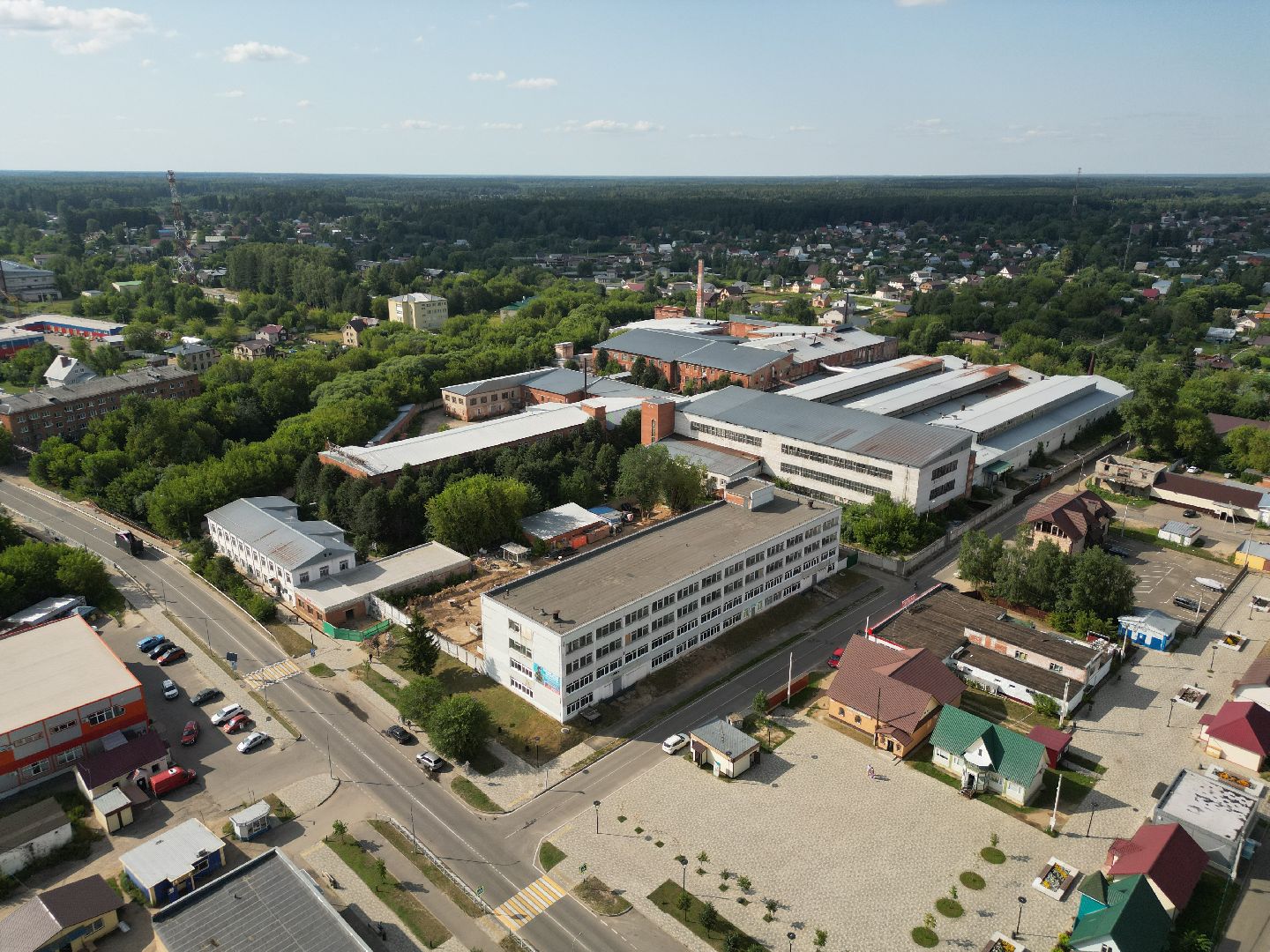 талдом, города, культура, экономика, видео с коптера,