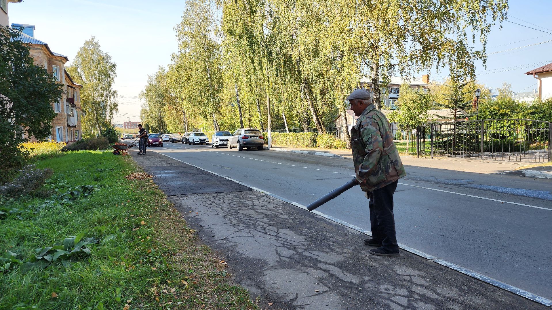 уборка городских территорий, коммунальные службы, ЖКХ, Старая Купавна, Богородский городской округ,
