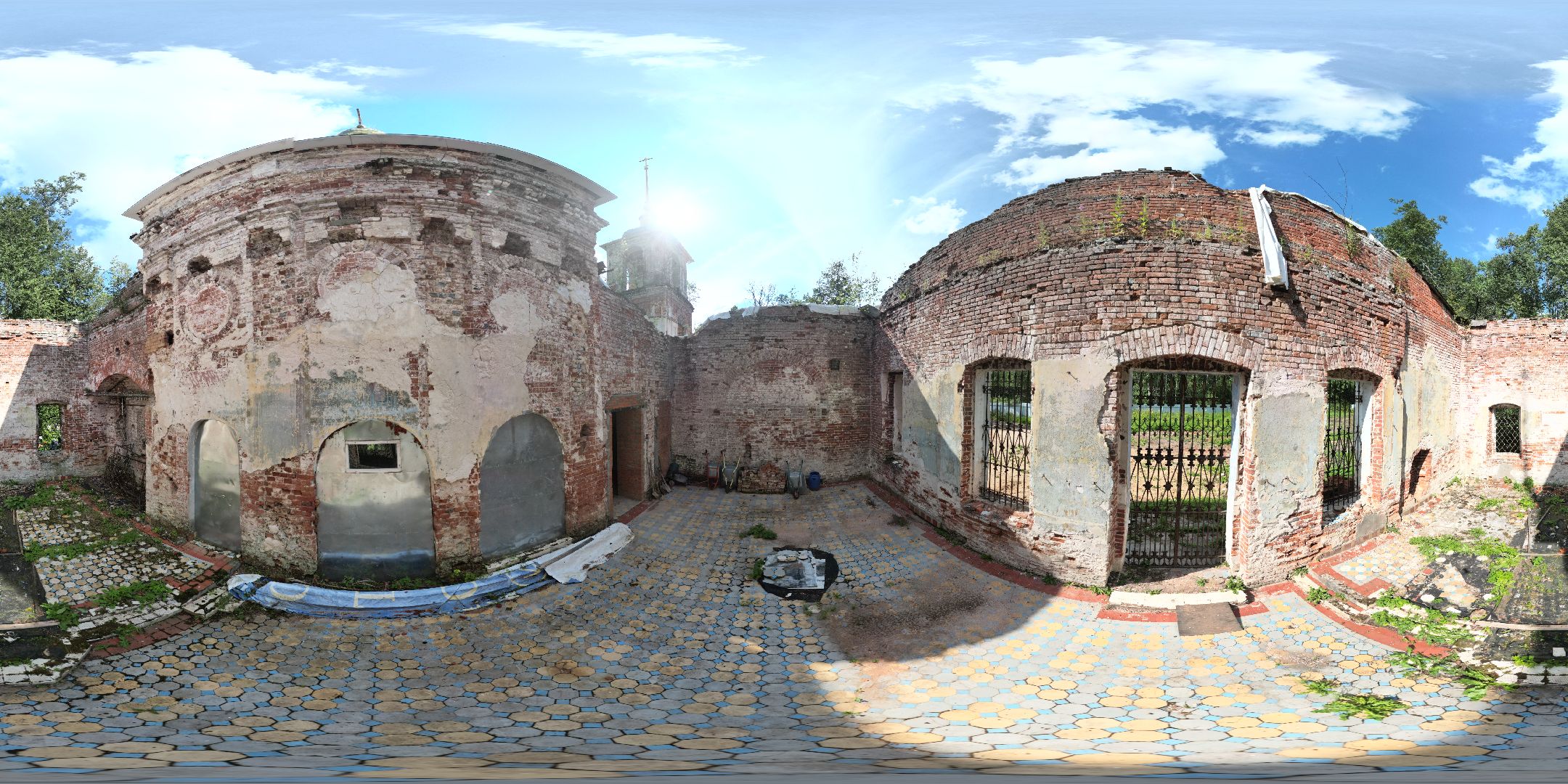 талдом, церковь, реставрация, города, видео с коптера,