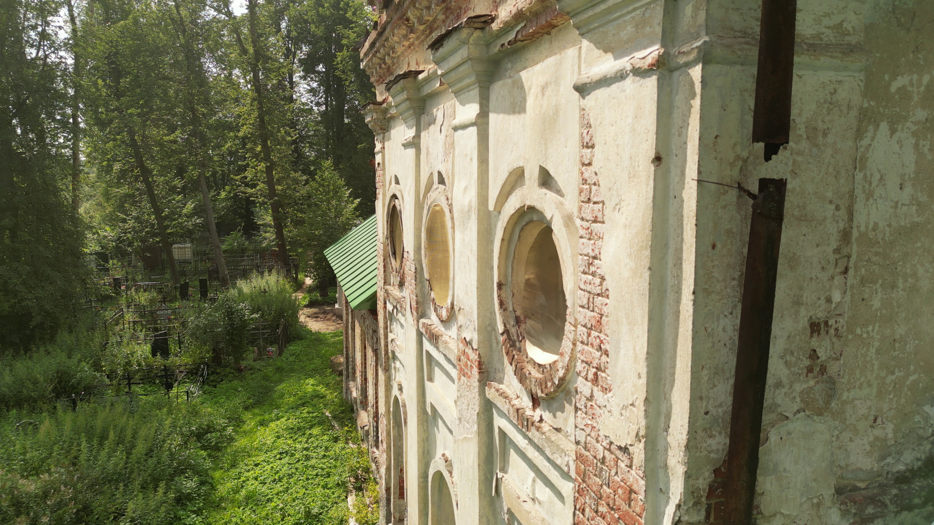 талдом, церковь, реставрация, города, видео с коптера,