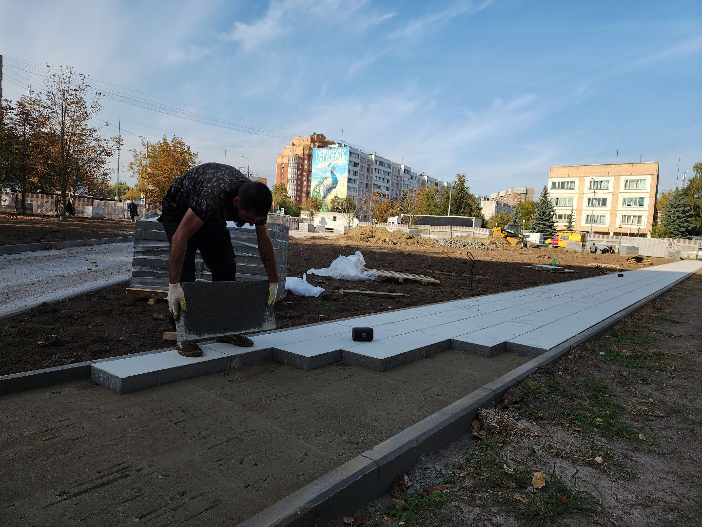 серпухов, подмосковье, благоустройство, тротуар,