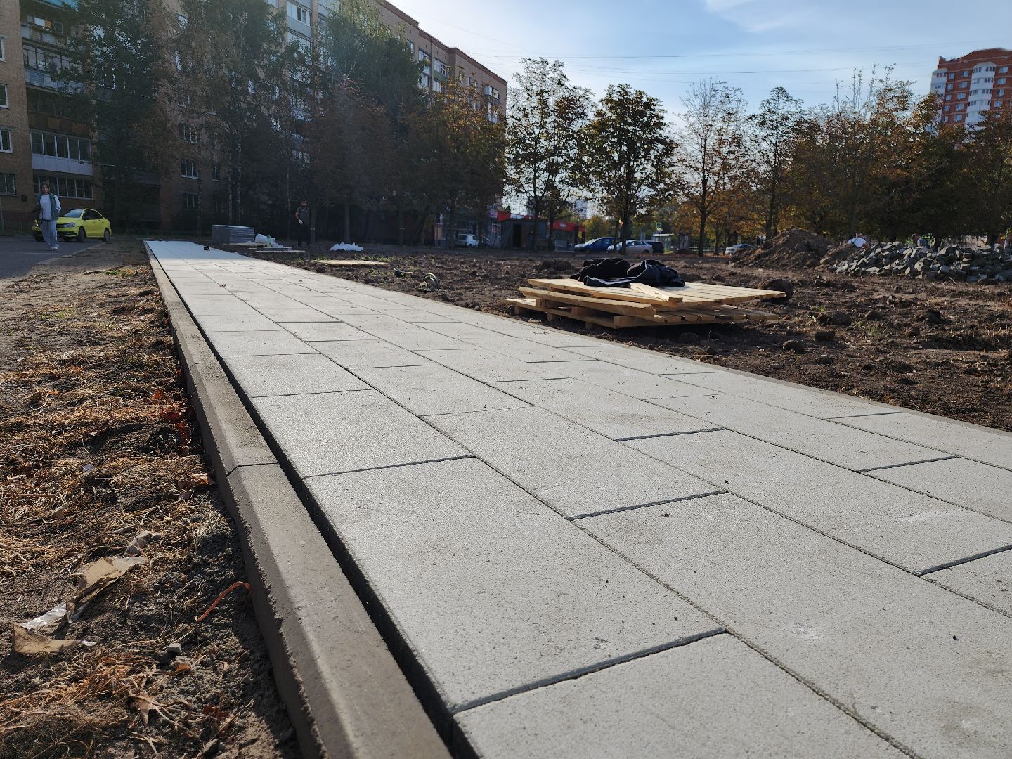 серпухов, подмосковье, благоустройство, тротуар,