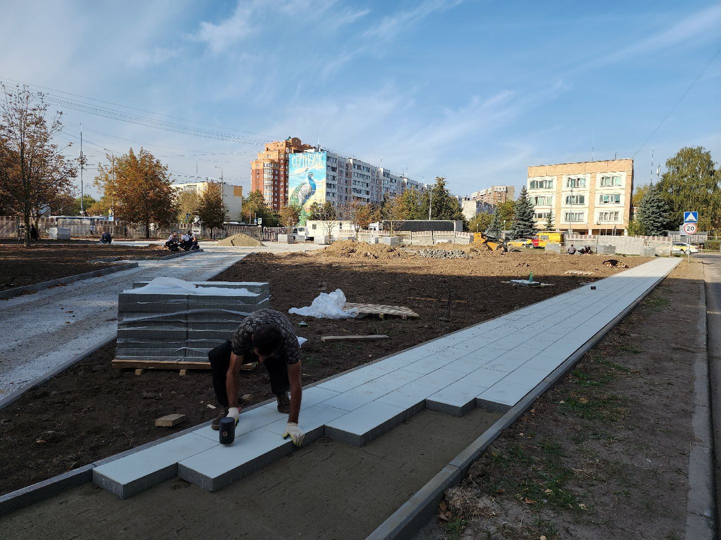 серпухов, подмосковье, благоустройство, тротуар,