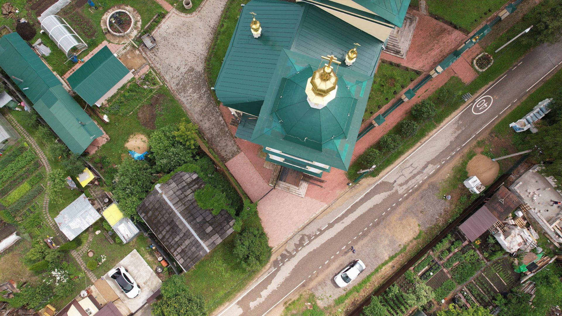 видео с коптера, верея, наро-фоминск, города, церковь,