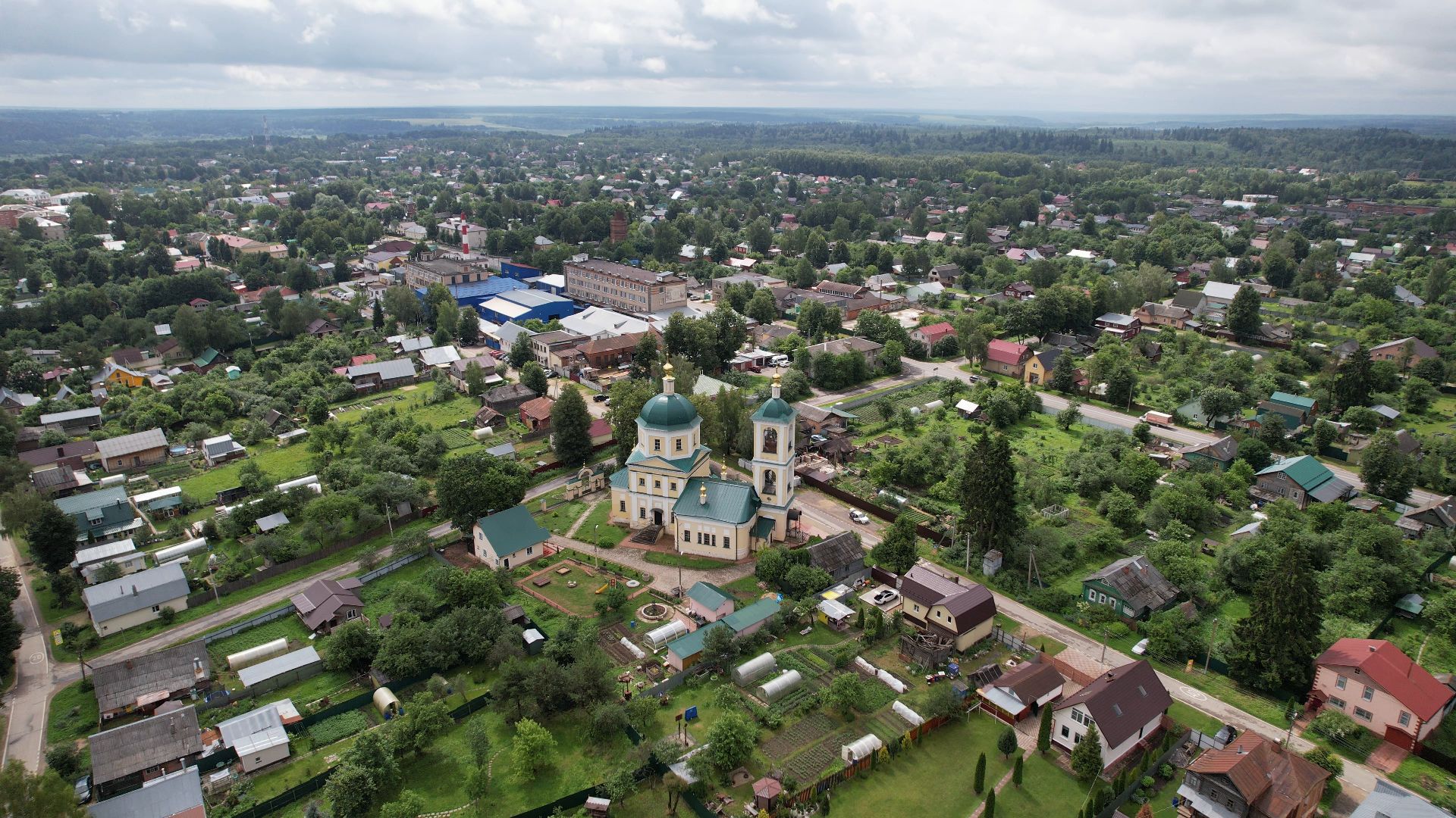 видео с коптера, верея, наро-фоминск, города, церковь,