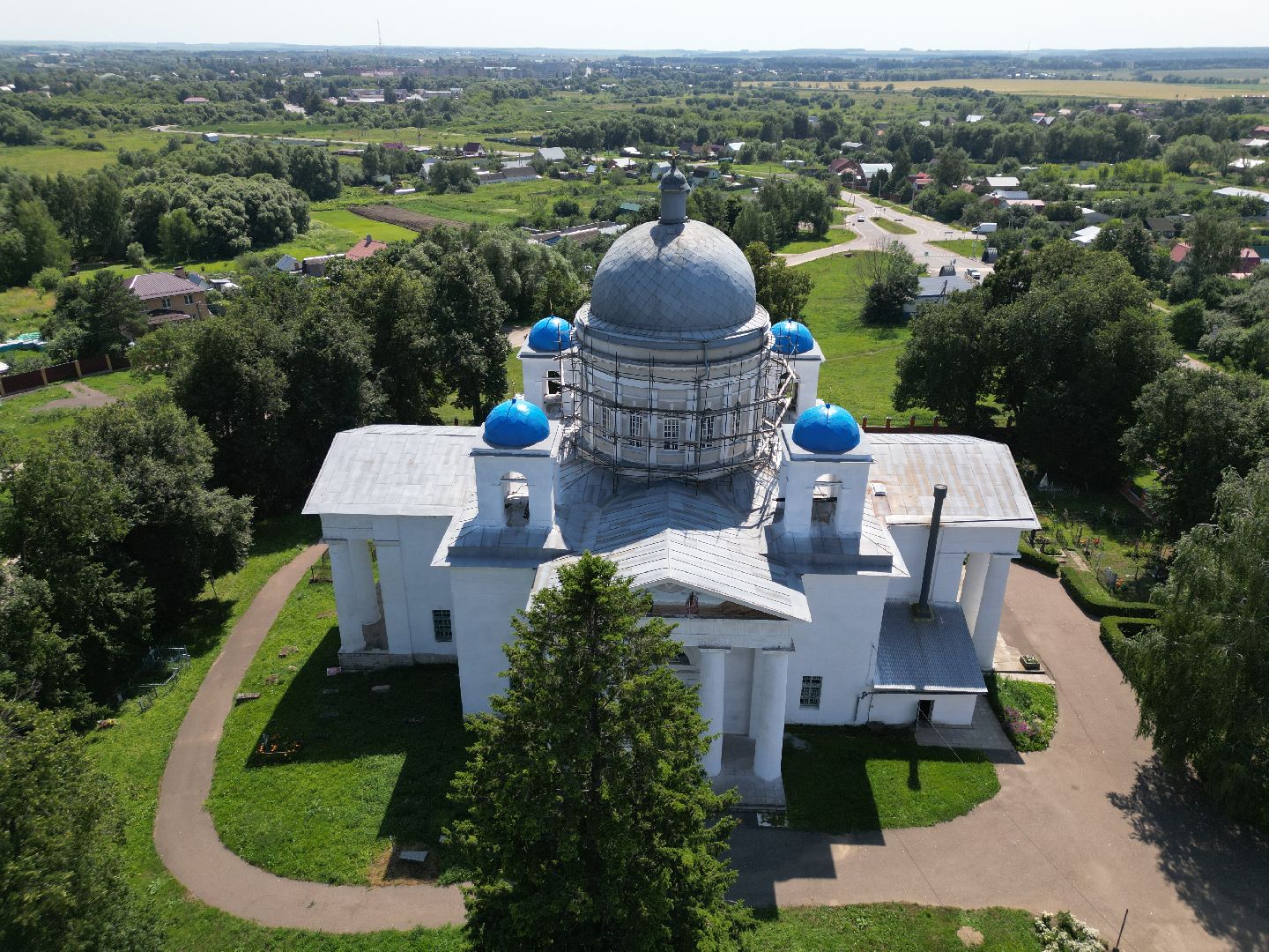 видео с коптера, церковь, серебряные пруды, города, культура,