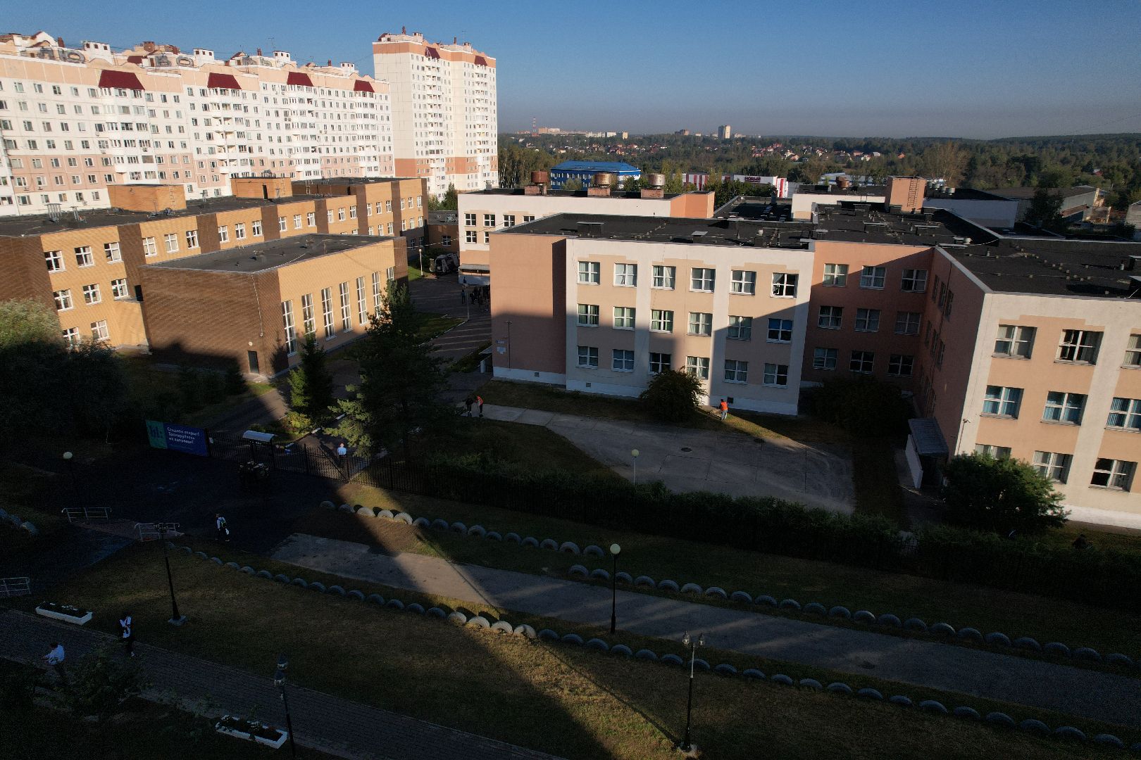 видео с коптера, школа, герой,