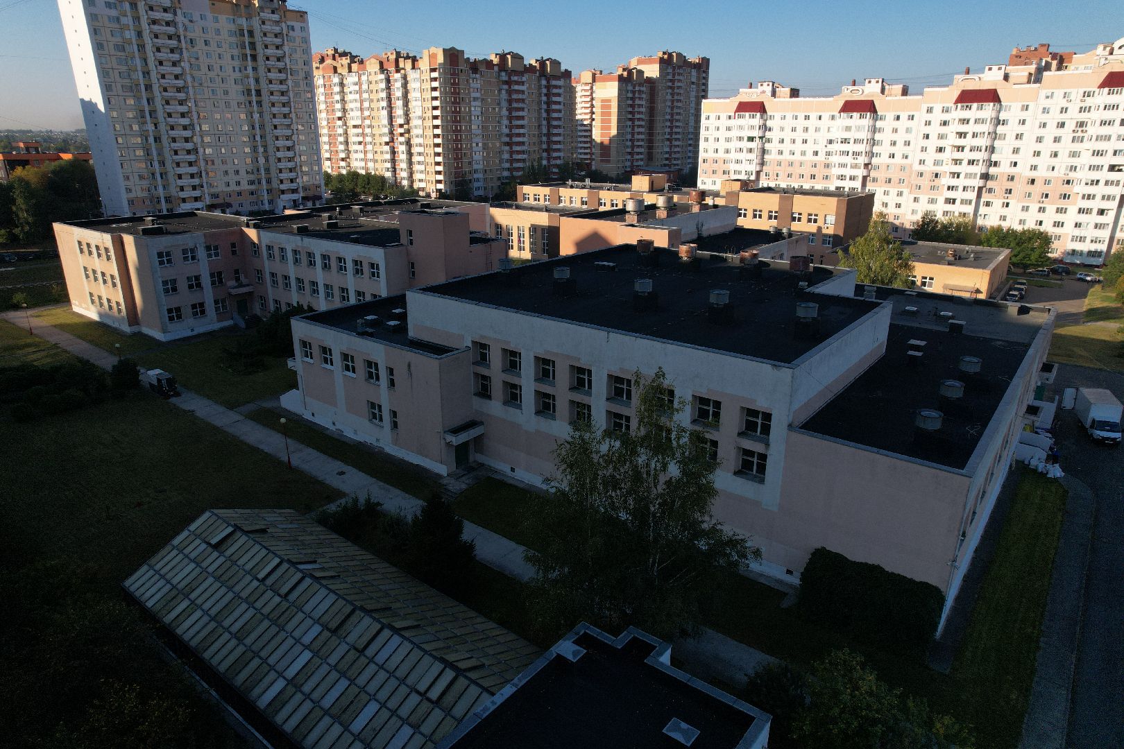 видео с коптера, школа, герой,