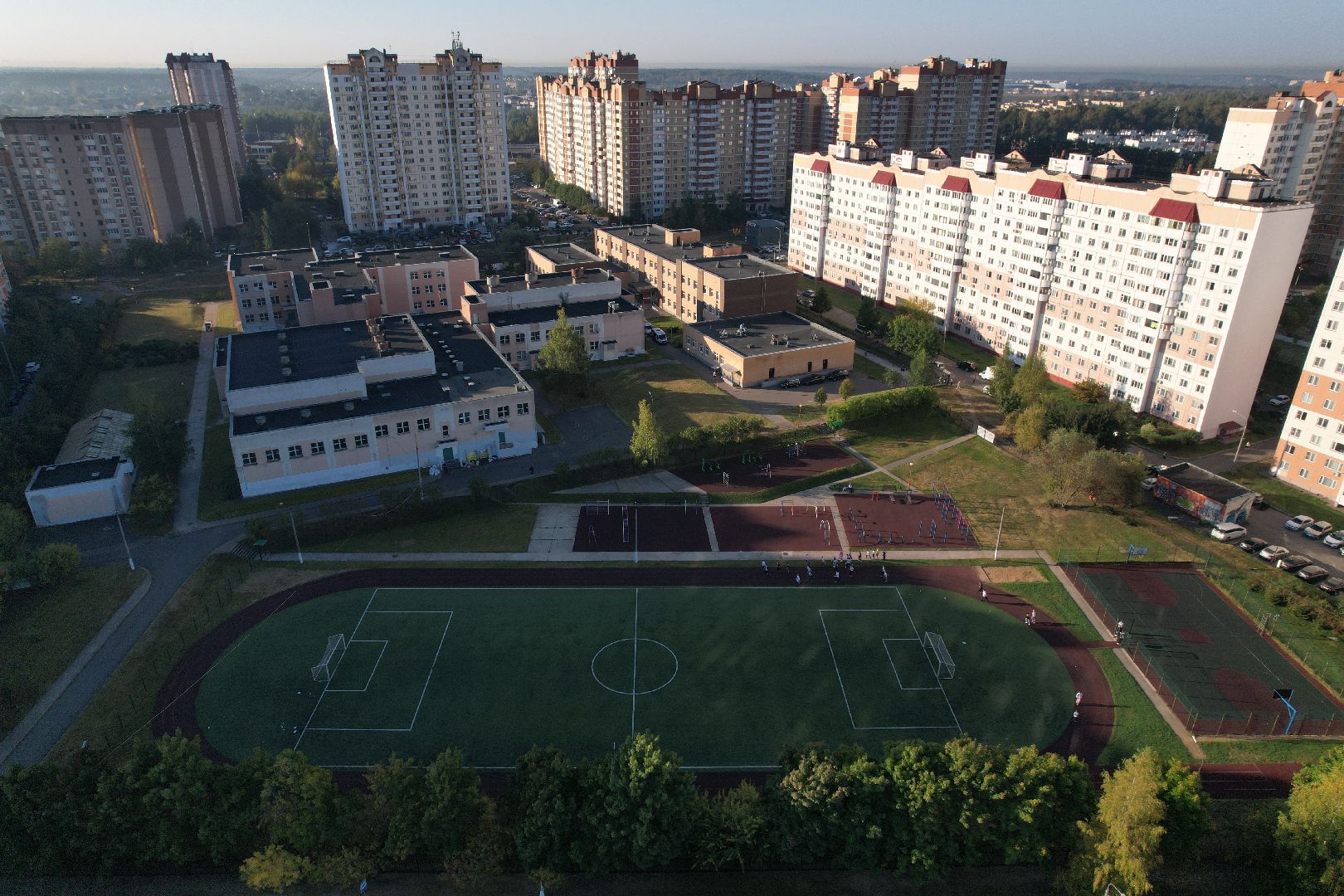 видео с коптера, школа, герой,