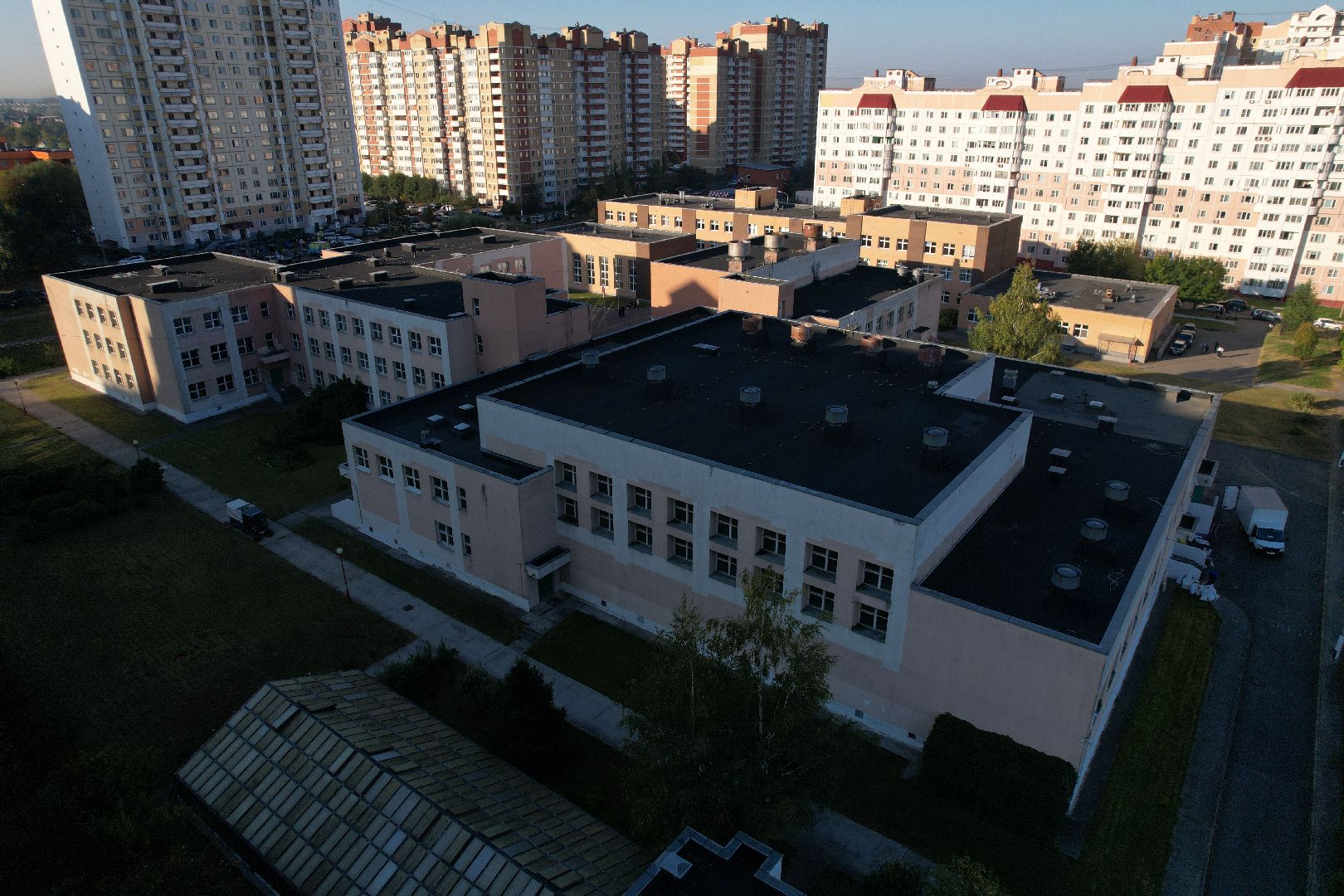 видео с коптера, школа, герой,