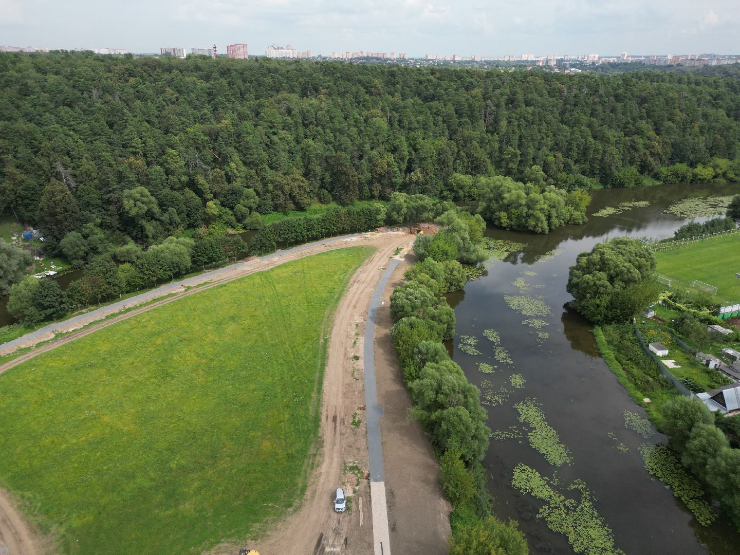видео с коптера, дубровицы, усадьба,