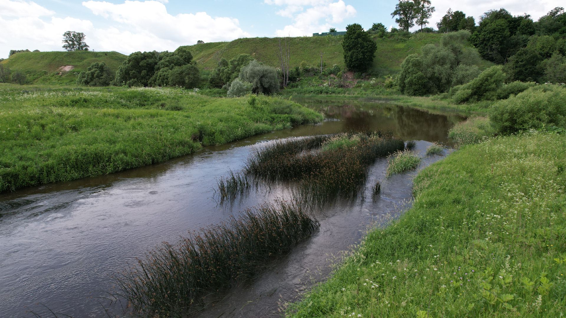видео с коптера, можайск,