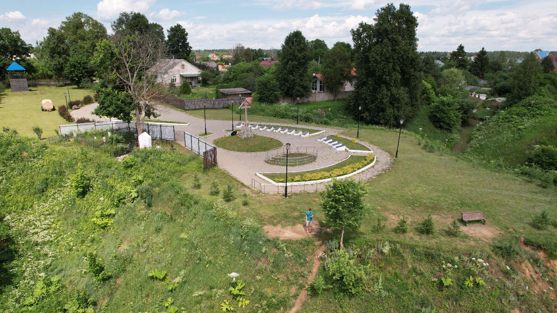 видео с коптера, можайск,