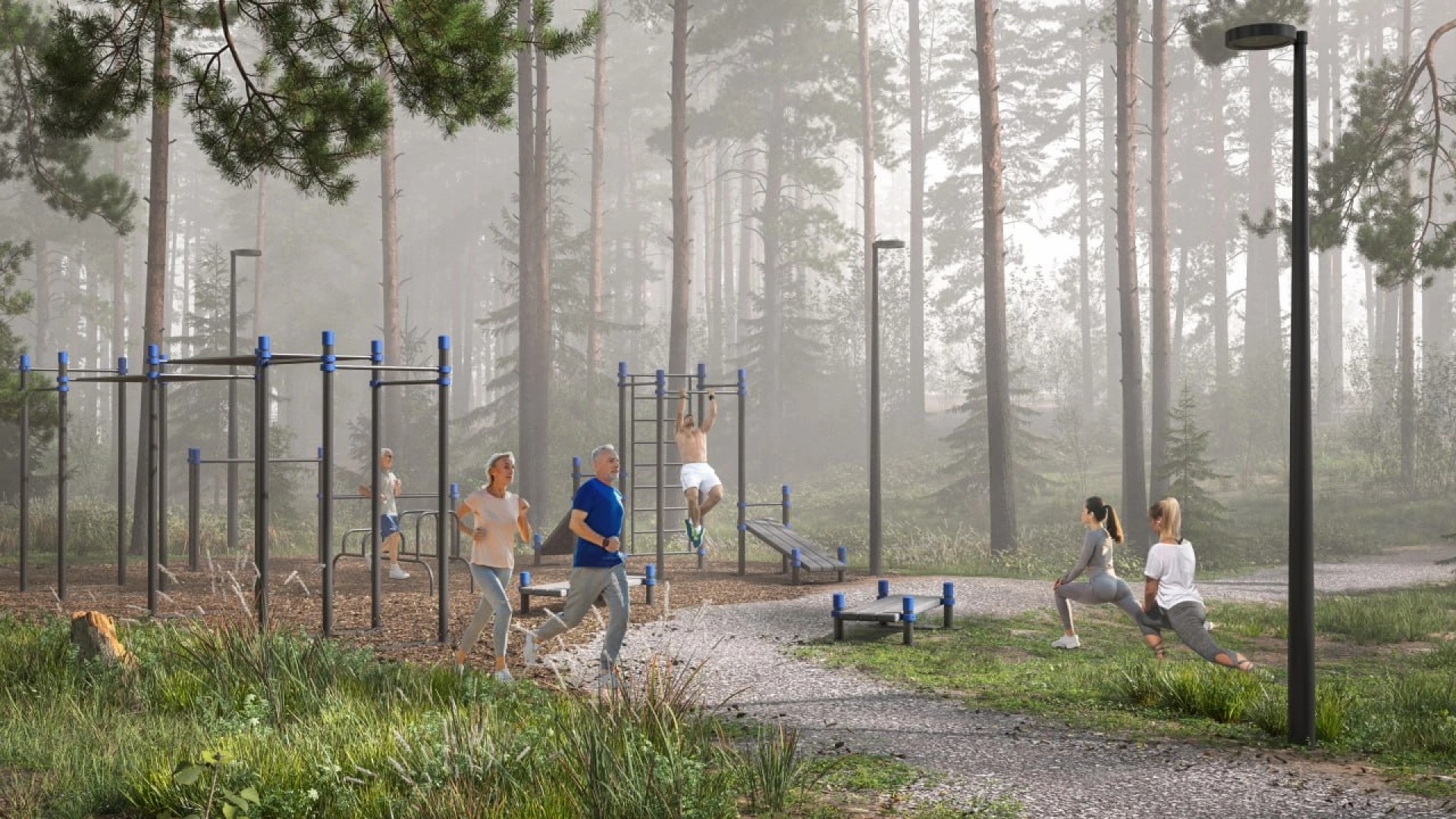 Сергиев Посад, Сергиево-Посадский городской округ, Благоустройство, Парки в лесу, Лесопарк, Загорское море, Зона отдыха, Пляж, Озеро