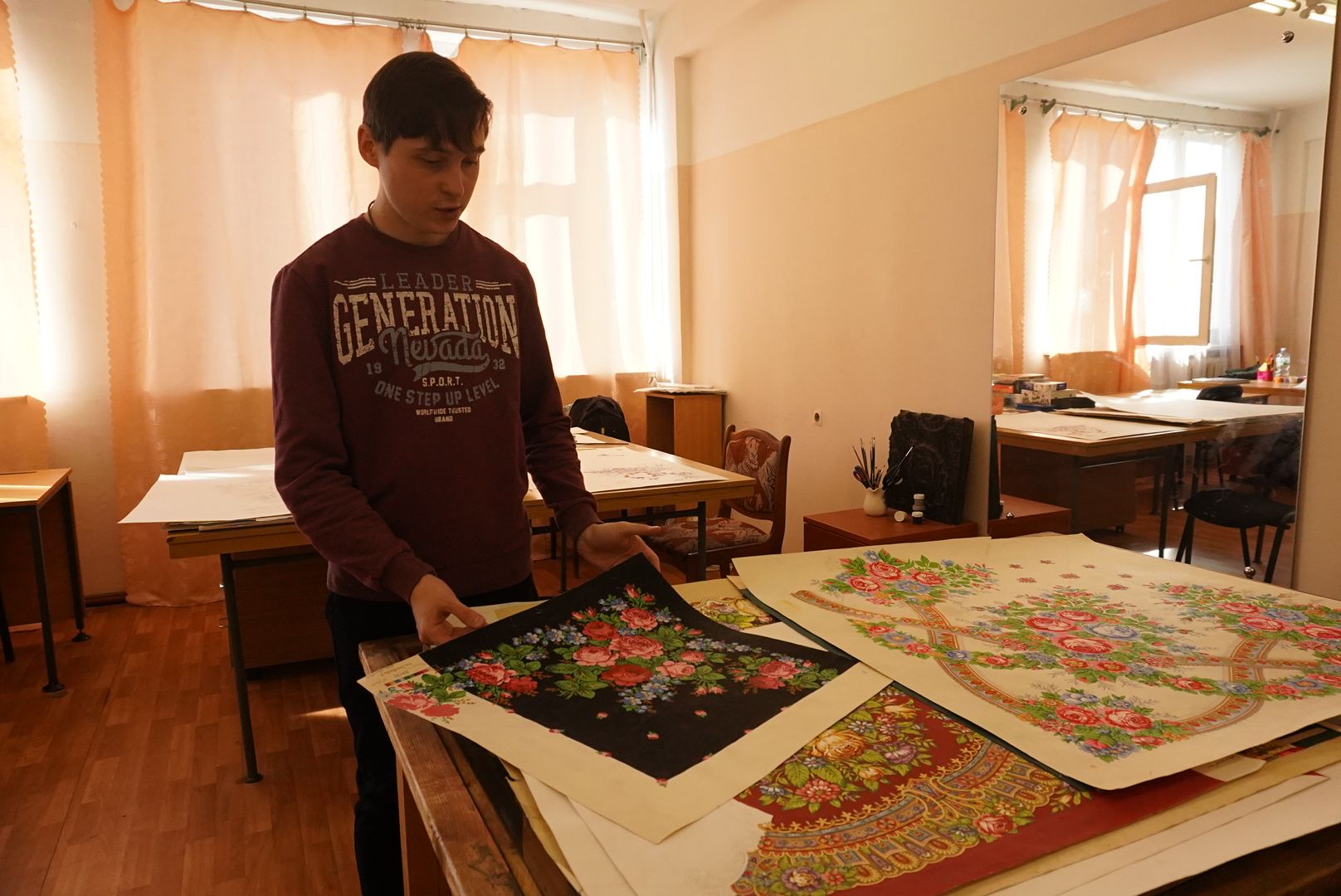 Павловский Посад, Городской округ Павловский Посад, Люди, Жители, Платки, Художник,