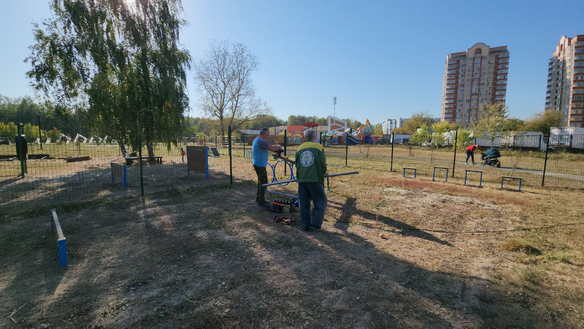 площадка для выгула собак, Долгопрудный, благоустройство,