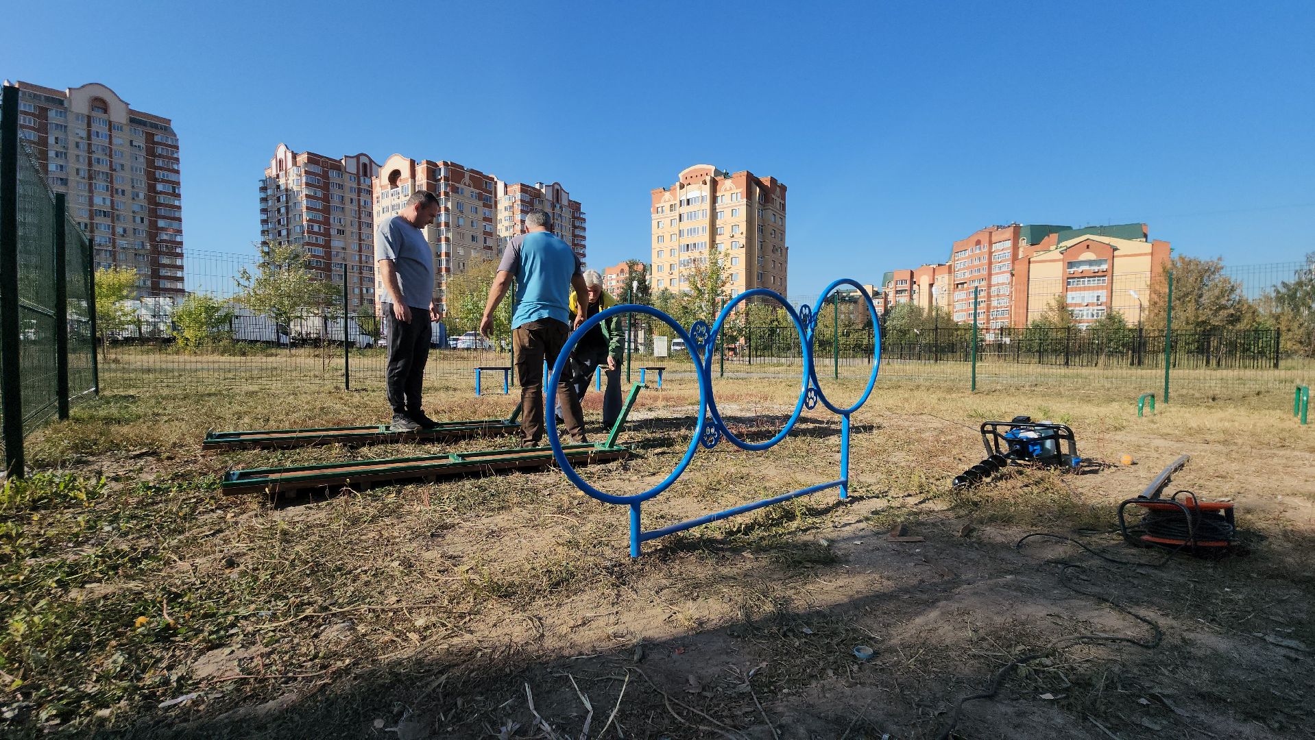 площадка для выгула собак, Долгопрудный, благоустройство,