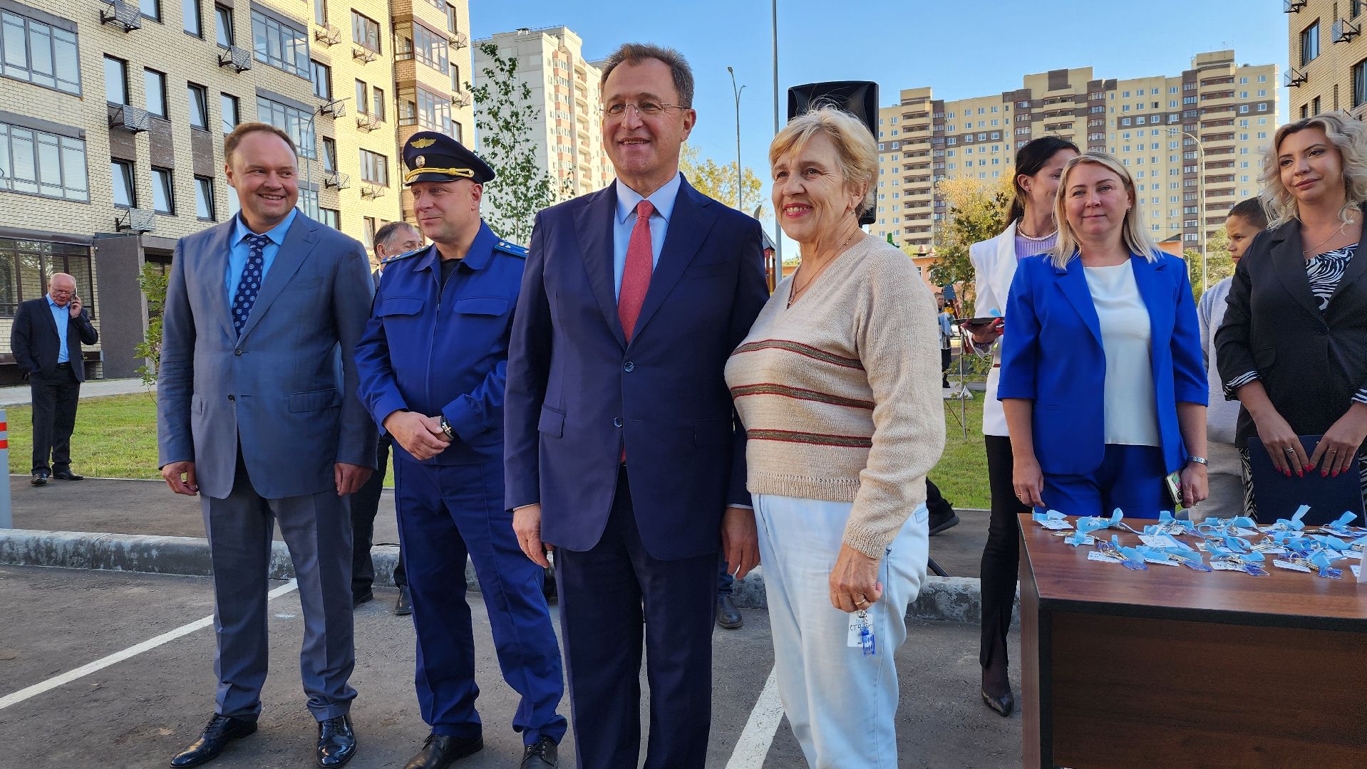 переселение из аварийного жилья, аварийное жилье, вручение ключей переселенцам, Старая Купавна, Богородский городской округ,