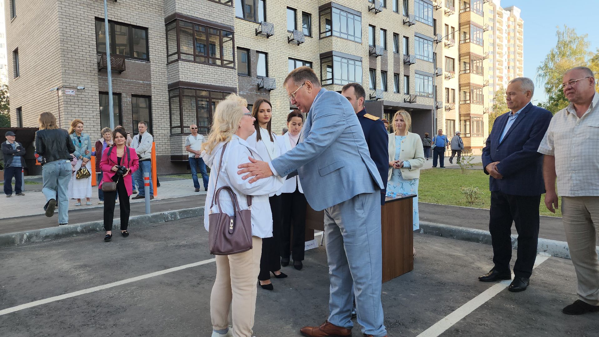 переселение из аварийного жилья, аварийное жилье, вручение ключей переселенцам, Старая Купавна, Богородский городской округ,