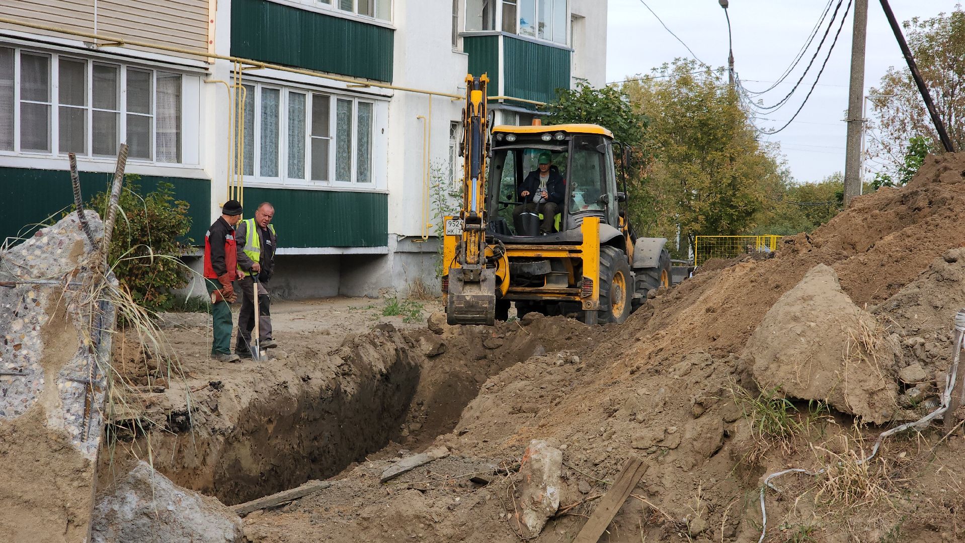 ЖКХ, теплотрасса, ремонт тепловых сетей, Лосино-Петровский,