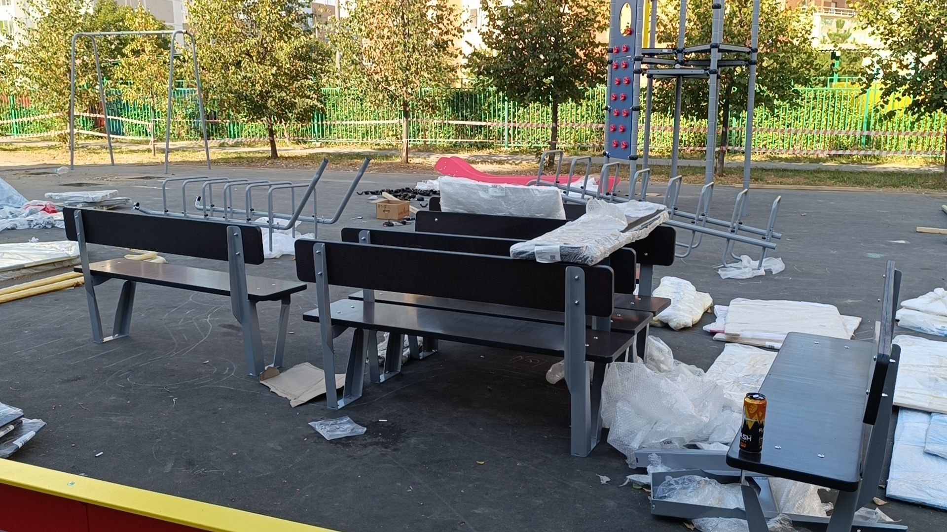 благоустройство, детская площадка, лобня,