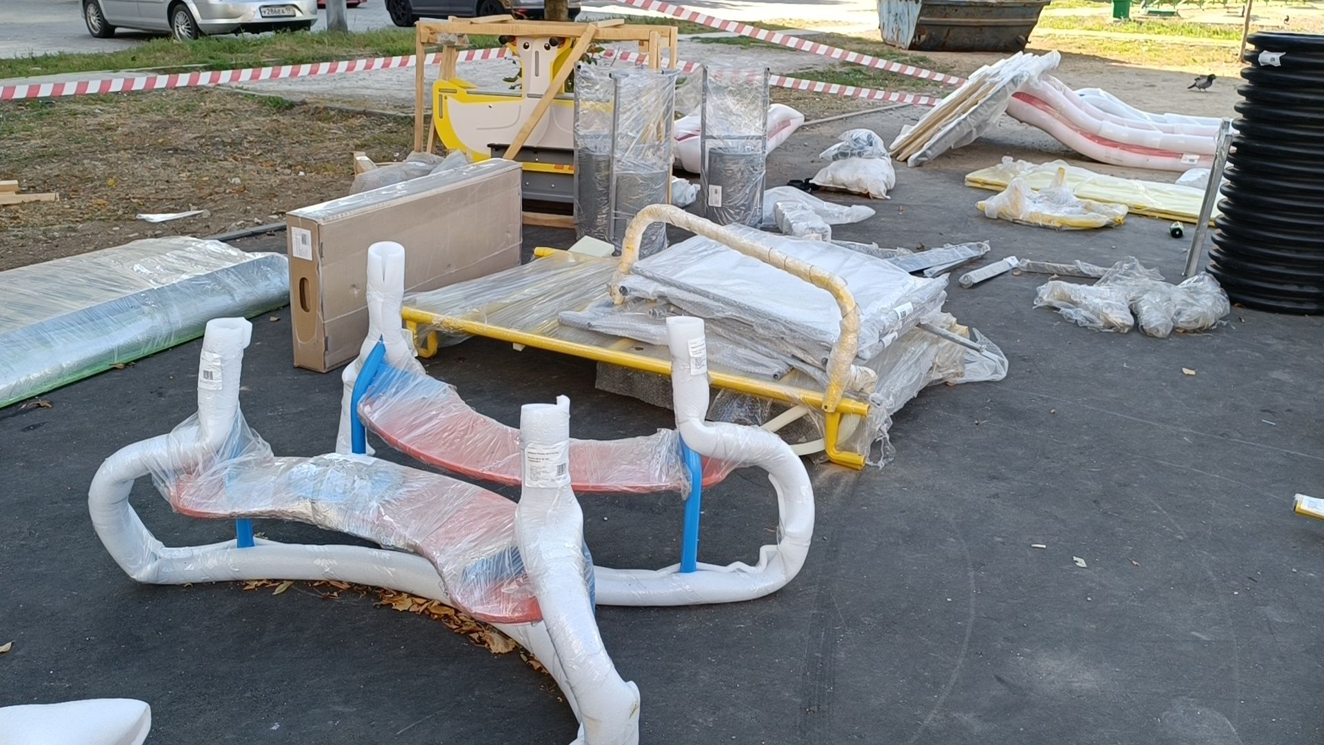 благоустройство, детская площадка, лобня,