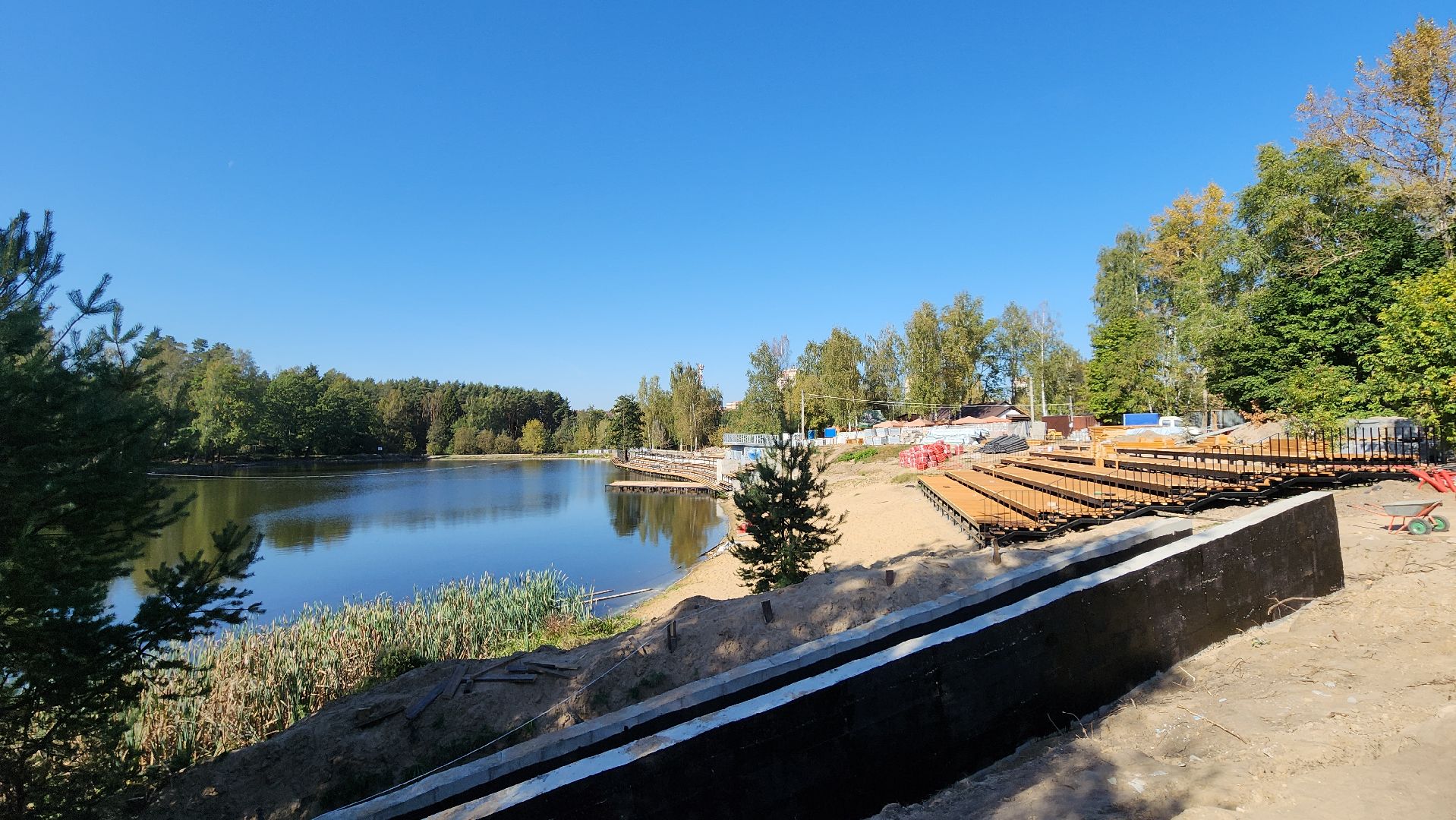 благоустройство, набережная, комфортная городская среда, Лосино-Петровский,