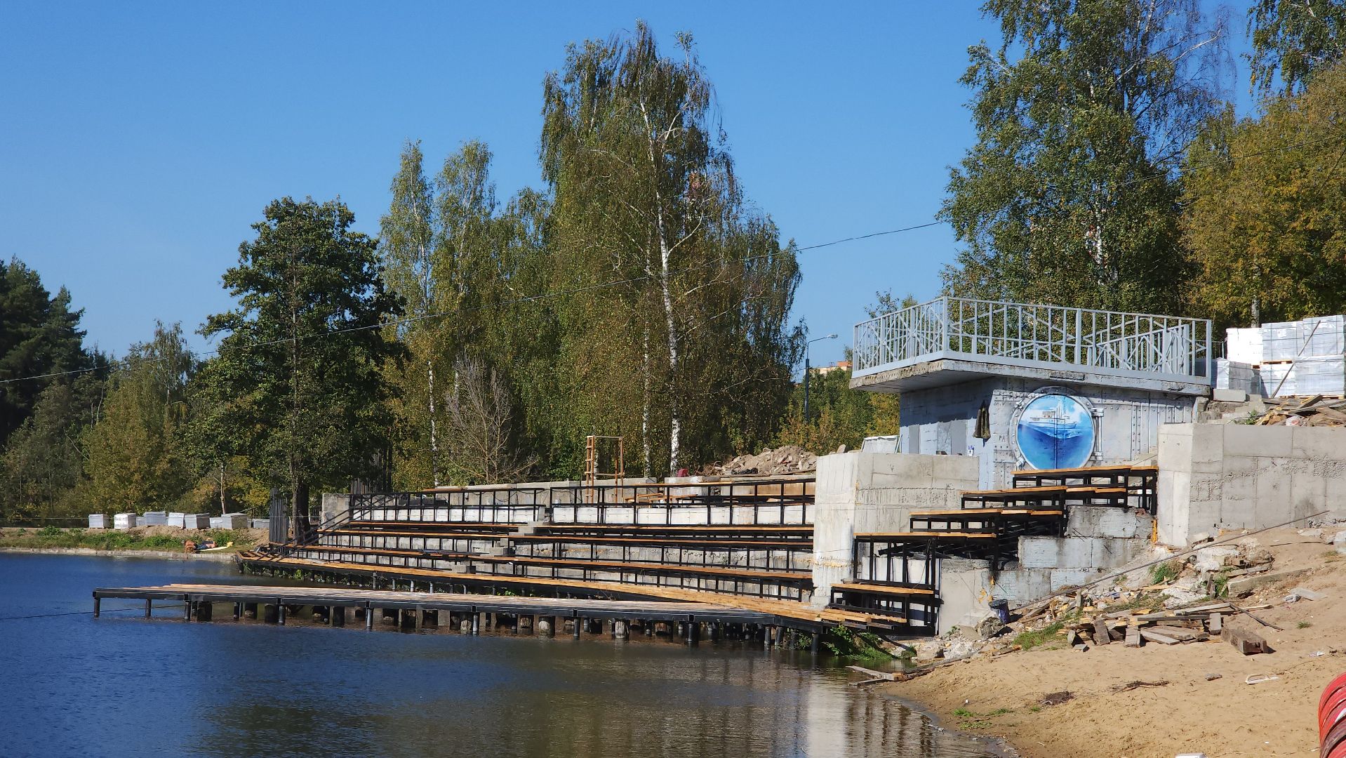 благоустройство, набережная, комфортная городская среда, Лосино-Петровский,
