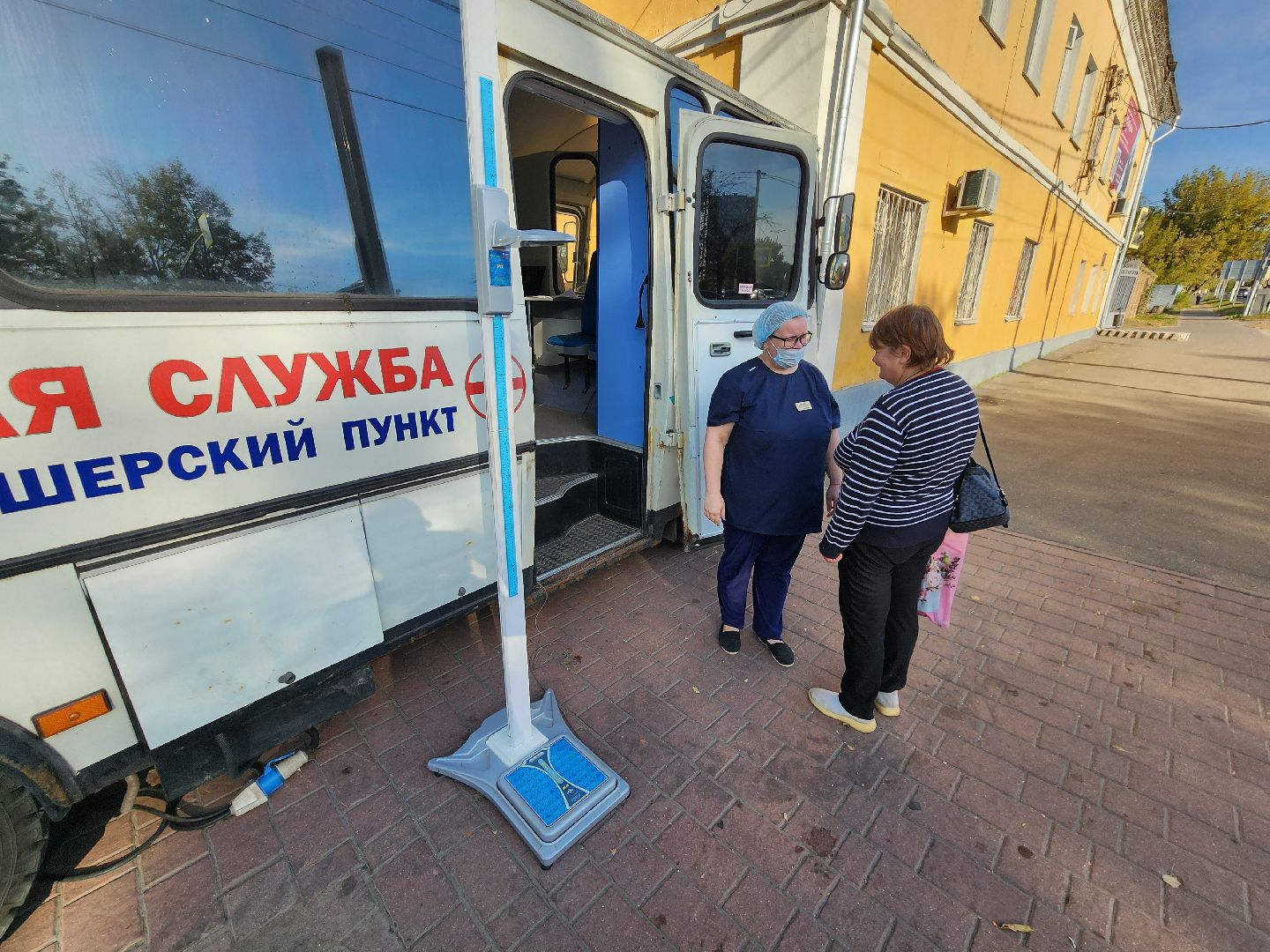 Чехов, городской парк, фельдшерско-акушерский пункт, диспансеризация, вакцинация, проверить здоровье, прививки, Чеховская больница,