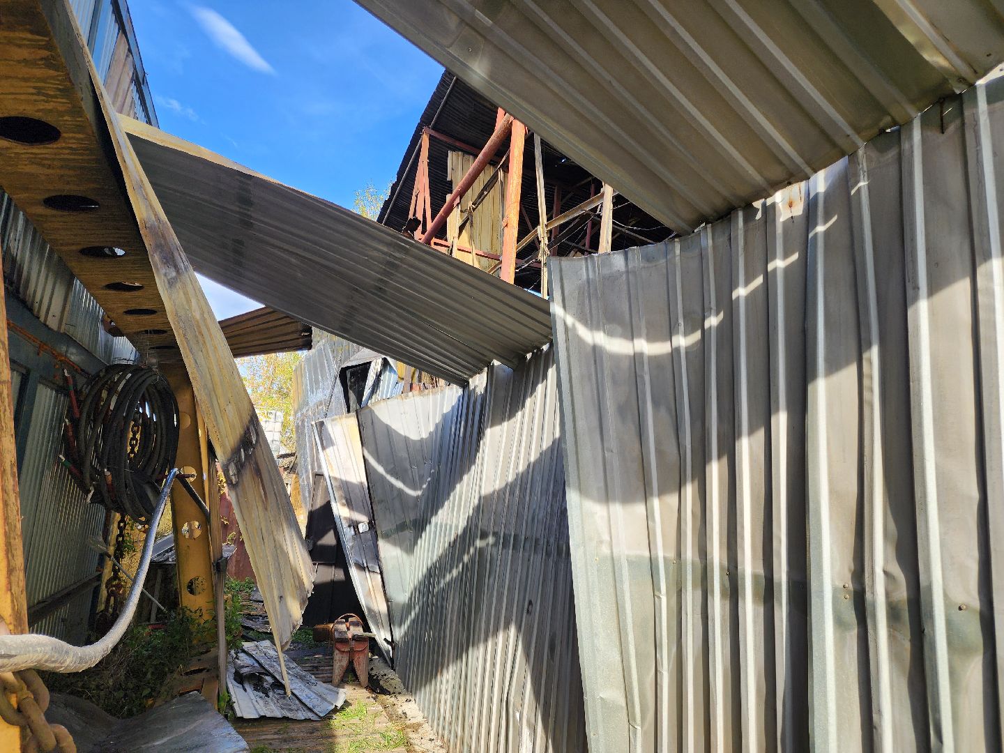 Подольск, Пожар, Ангар, чп,