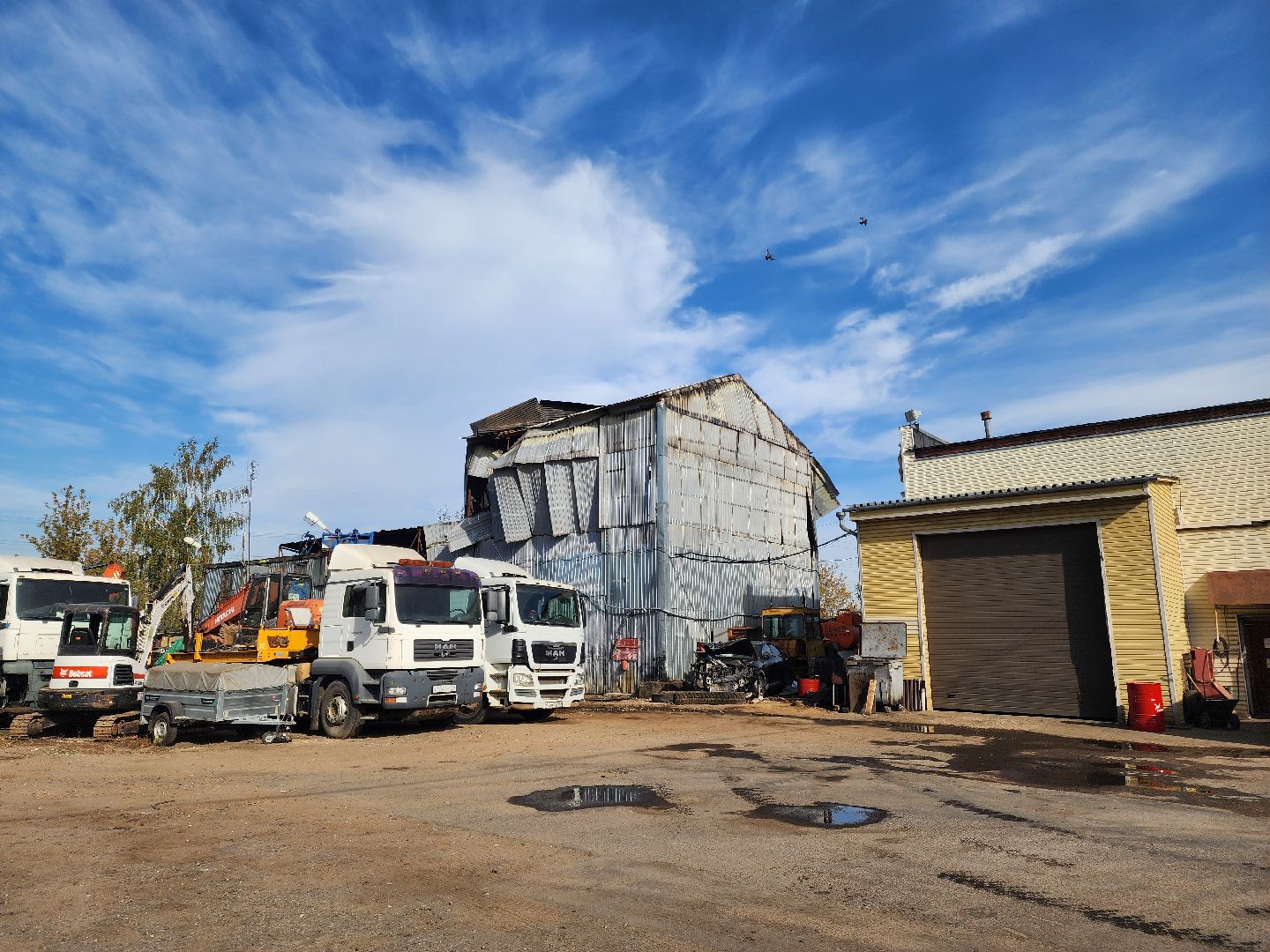 Подольск, Пожар, Ангар, чп,