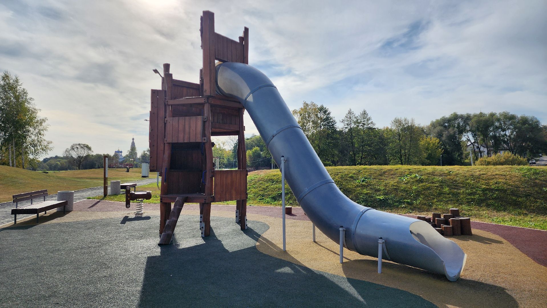 Бронницы, Парк Бронницкий Луг, Активное долголетие, Обустройство парка,