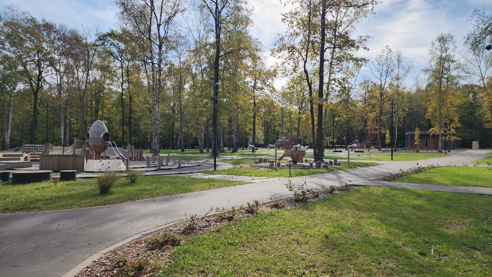 ступино, парки подмосковья, осень в парках,