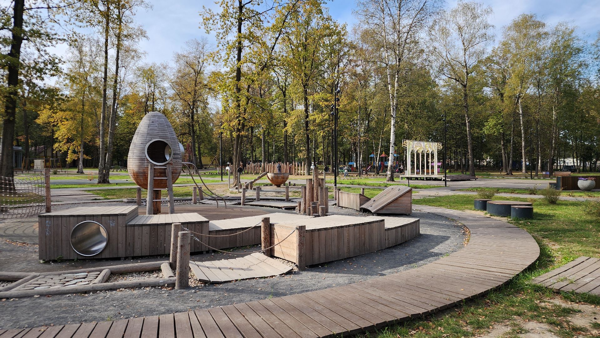 ступино, парки подмосковья, осень в парках,