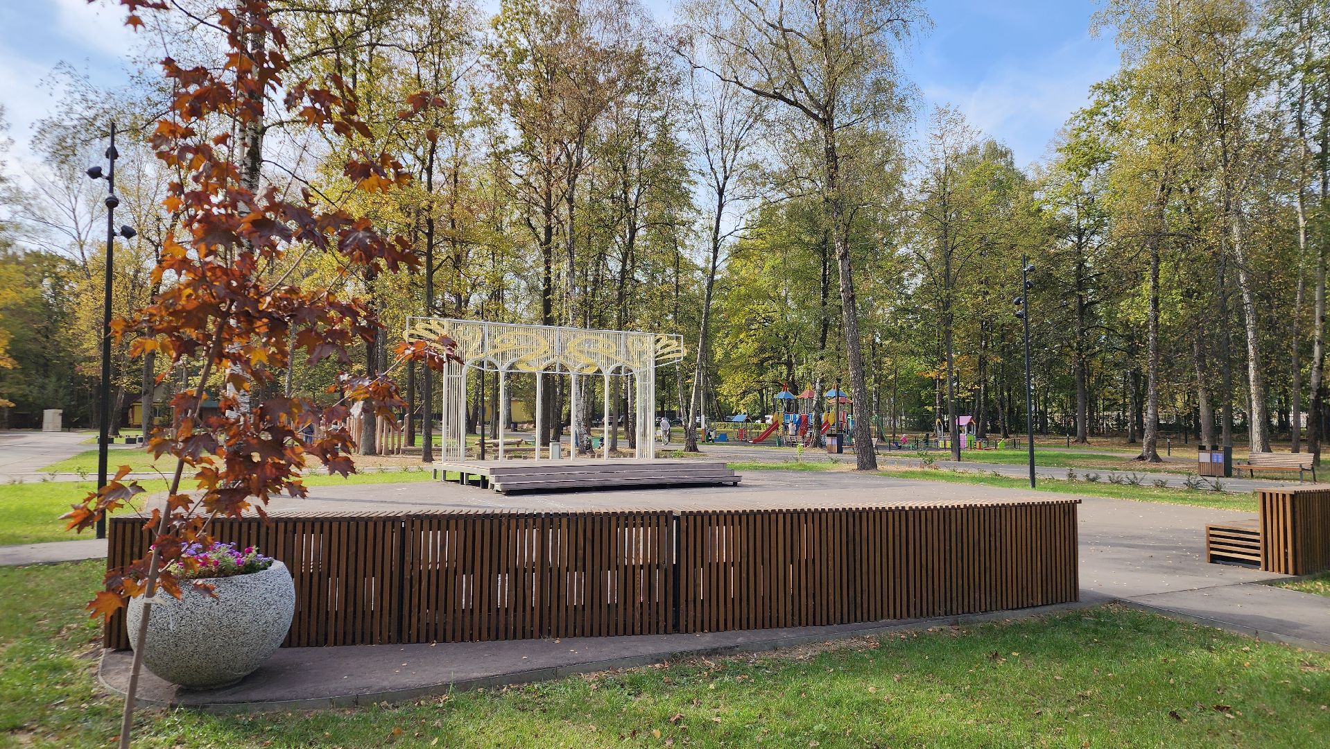 ступино, парки подмосковья, осень в парках,