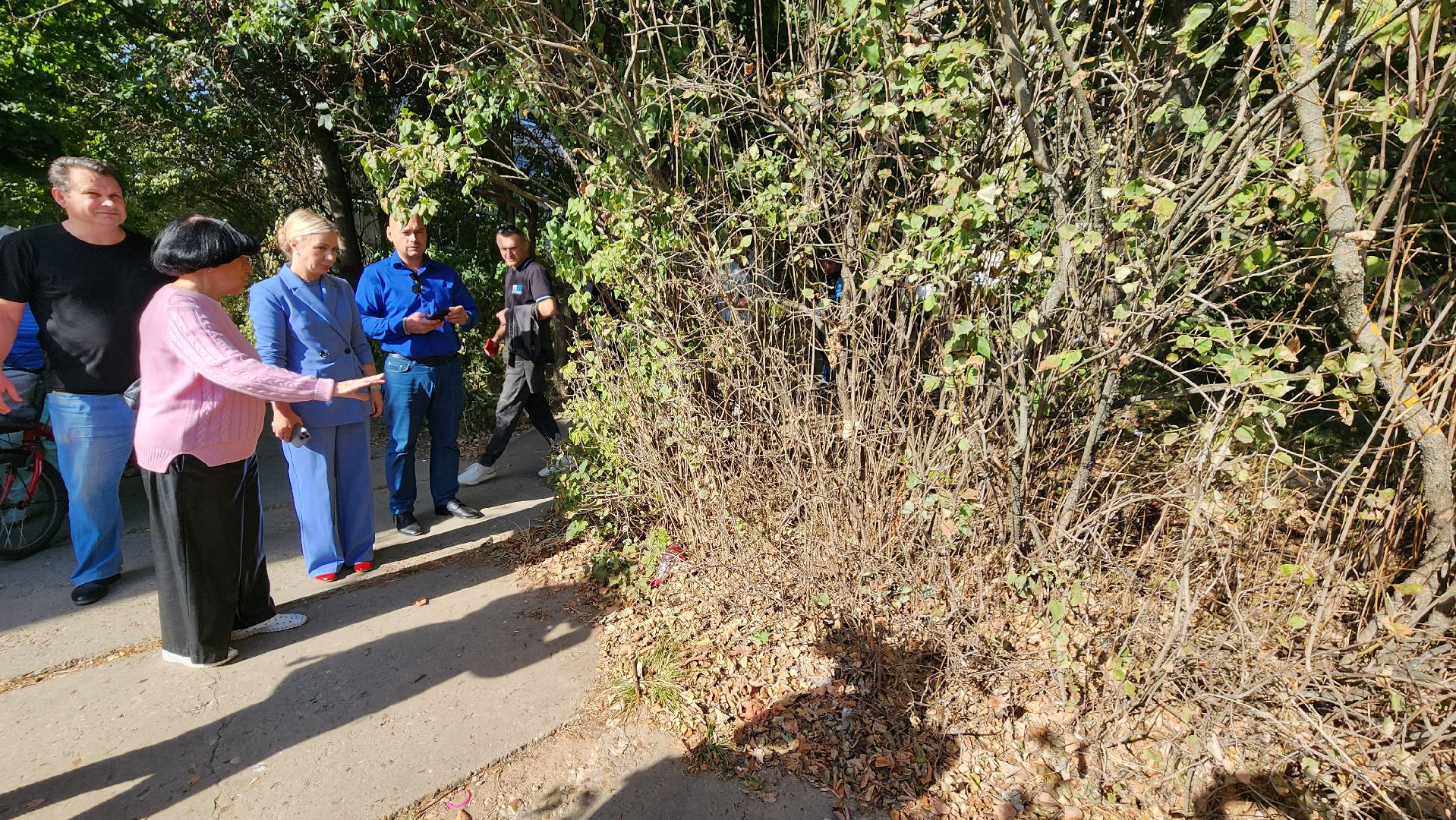 обход, обход города, встреча с жителями, протвино, лесной бульвар,