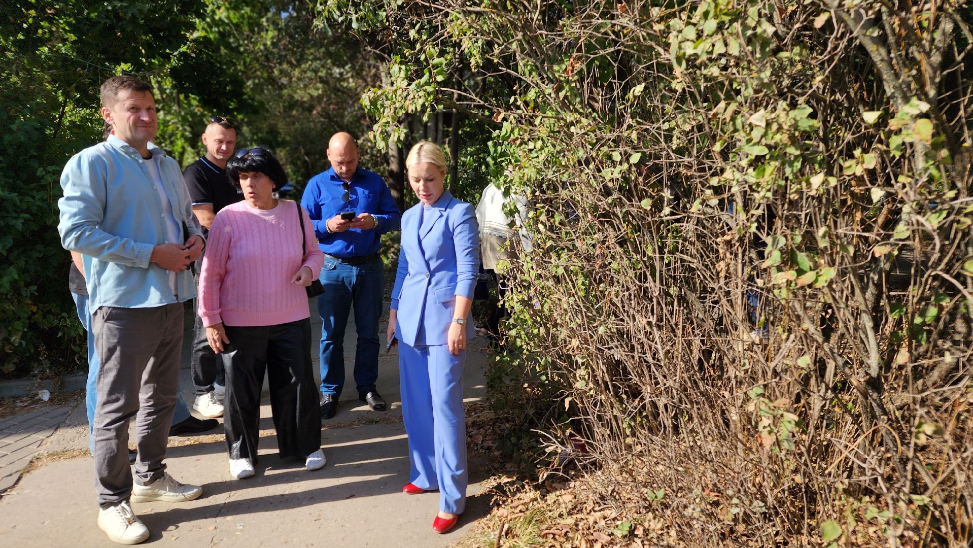 обход, обход города, встреча с жителями, протвино, лесной бульвар,