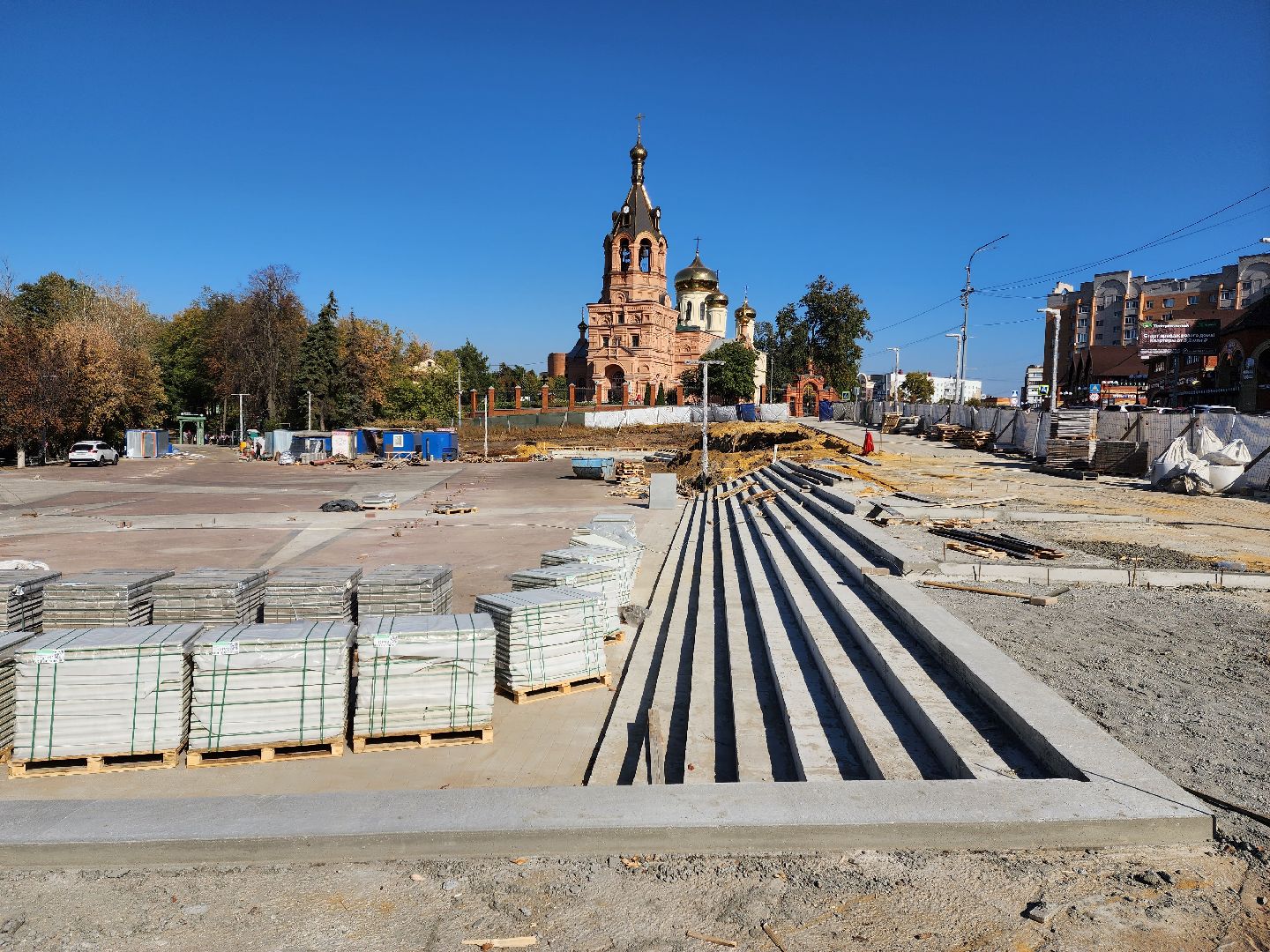 раменское, благоустройство, реконструкция площади Победы,