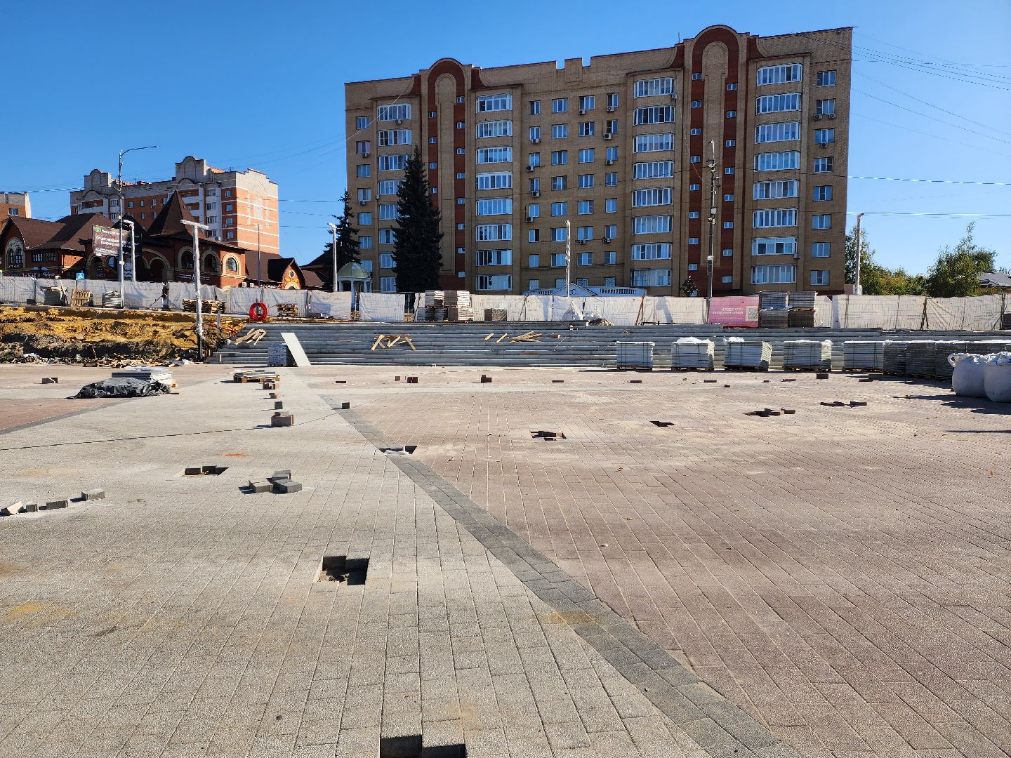 раменское, благоустройство, реконструкция площади Победы,