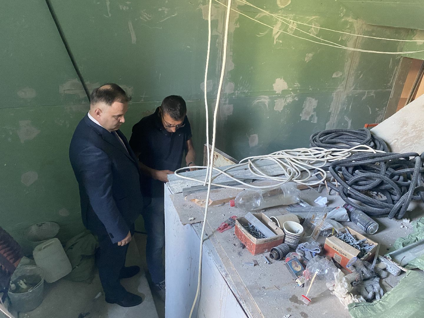 туристический клуб РВСН, ремонт КБО Власиха, ремонт во Власихе, ремонт после пожара, клуб туристов Власиха,