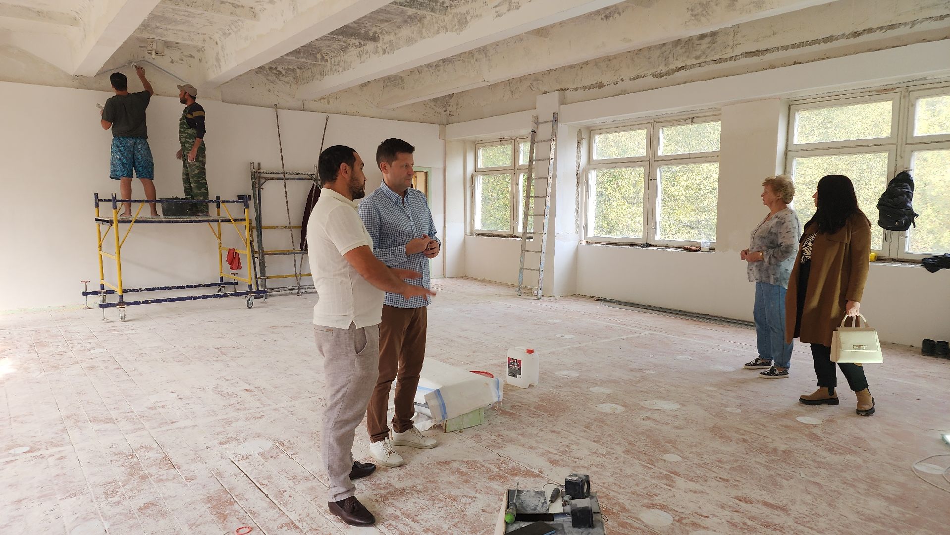 капелька, ремонт, протвино, ремонт спортивного зала, дети,