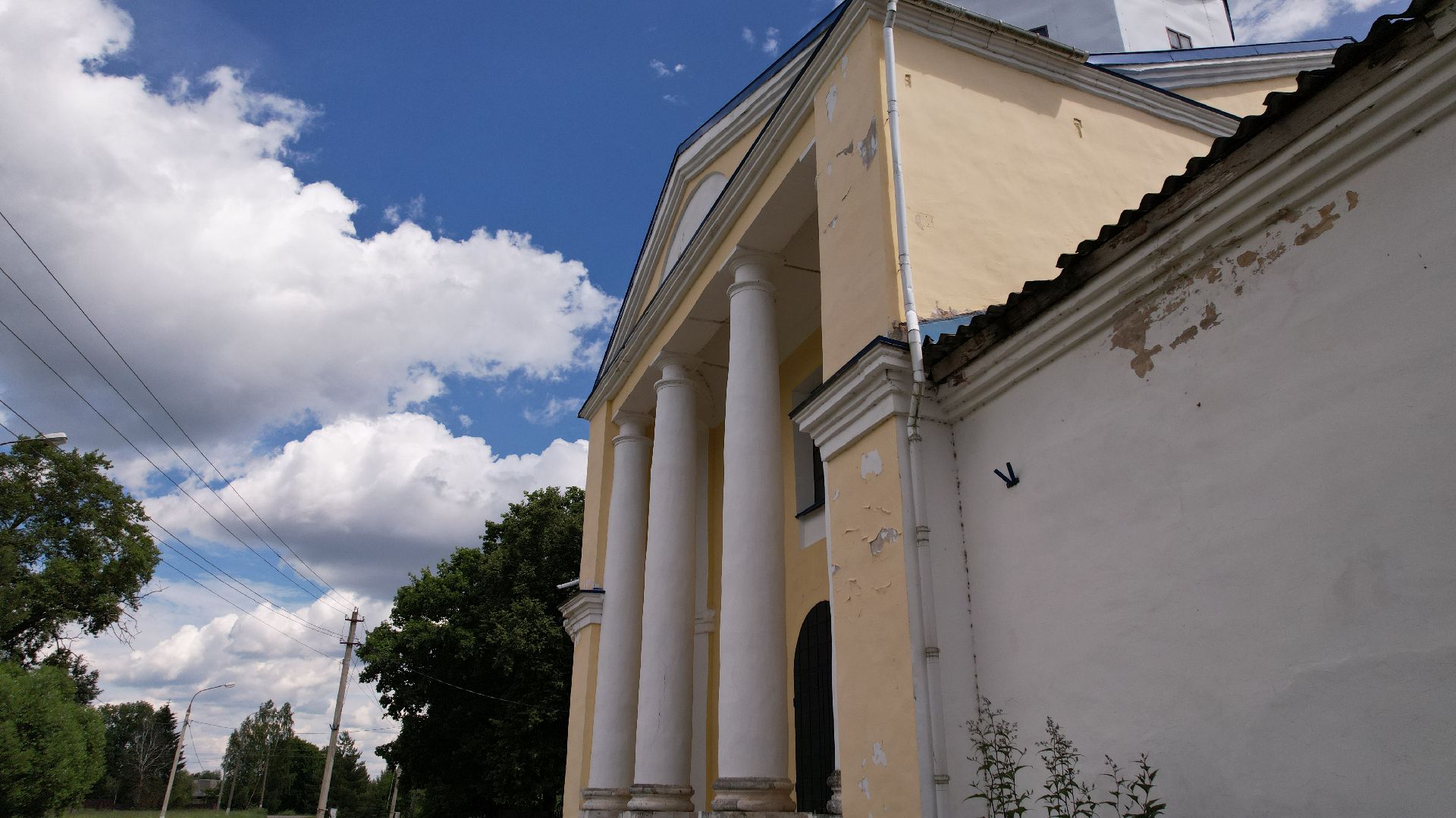 видео с коптера, наро-фоминск, верея, церковь, культура,