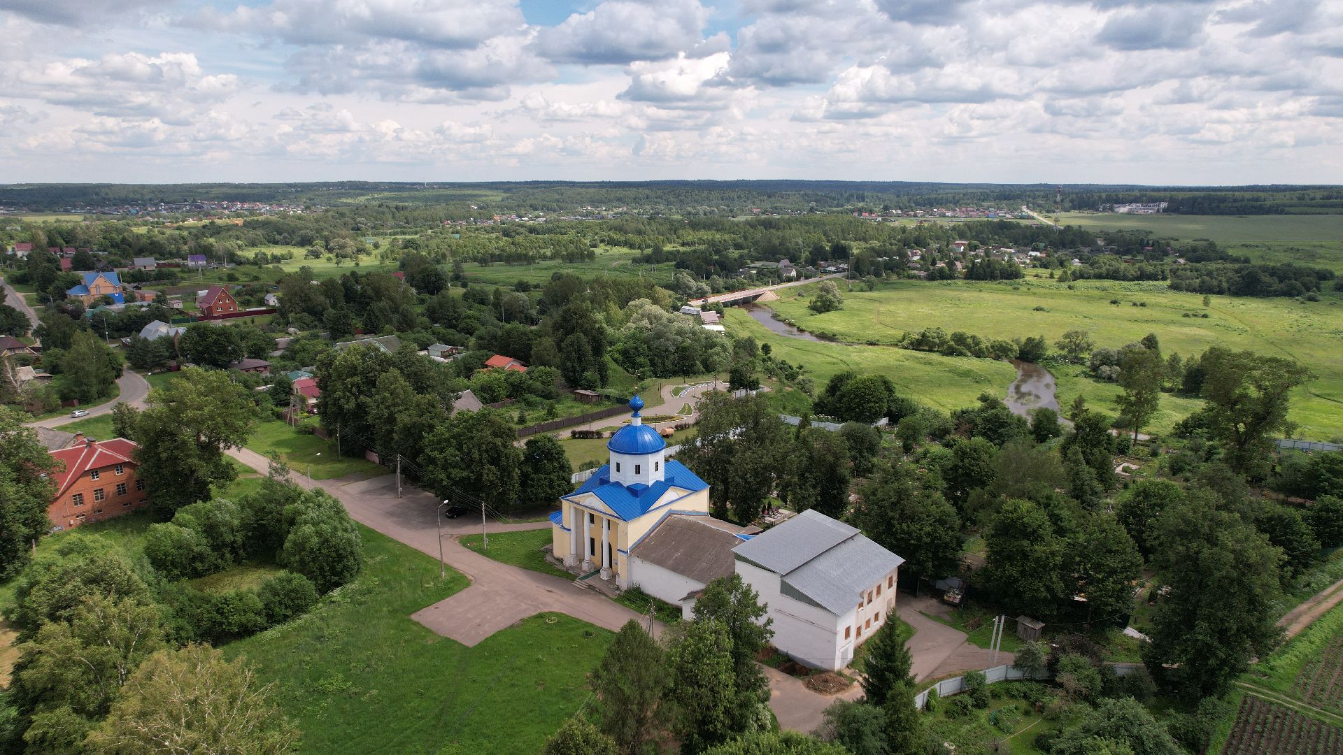 видео с коптера, наро-фоминск, верея, церковь, культура,