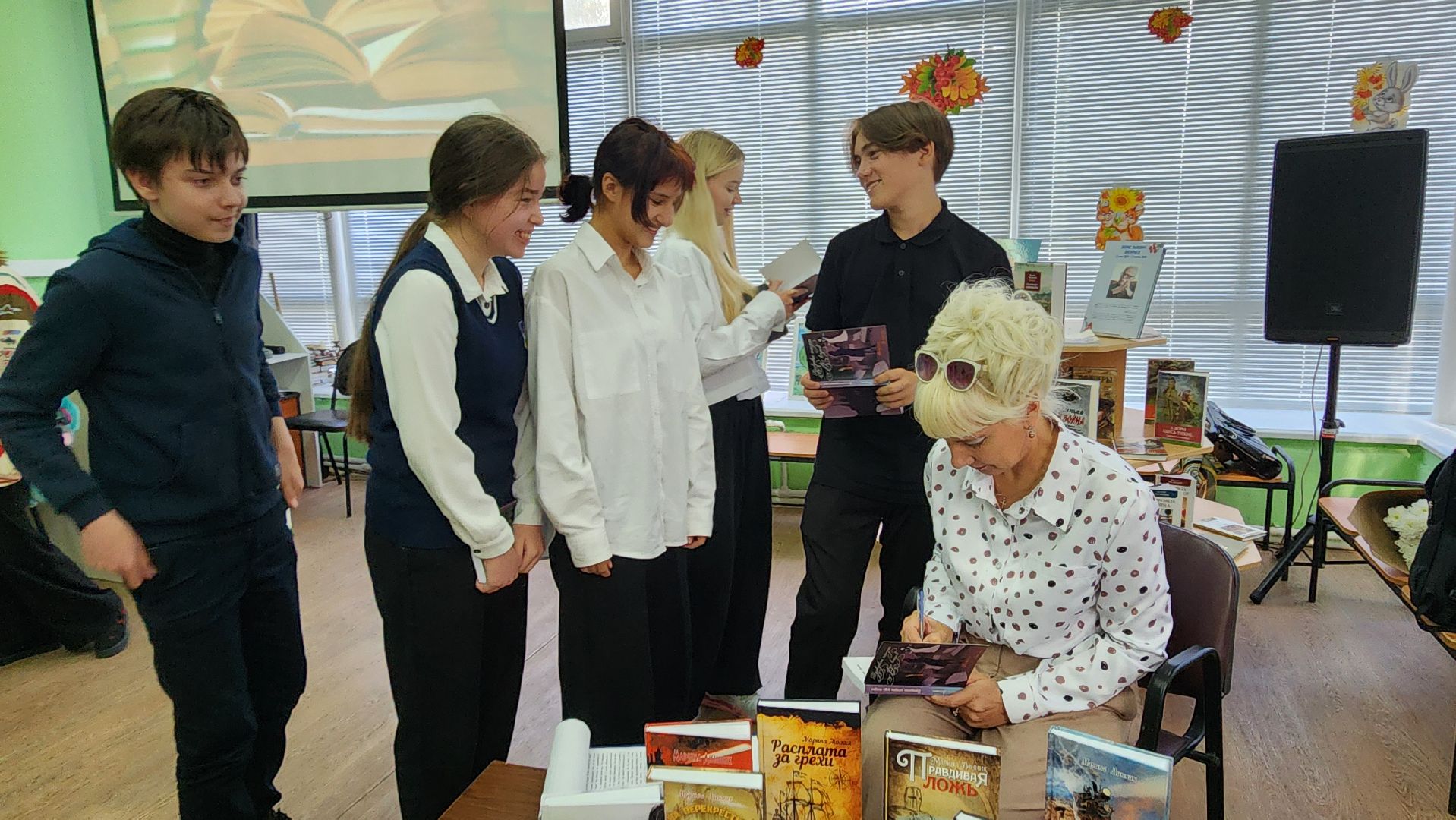 Солнечногорск, детская библиотека им бориса васильева, встреча с писателем, литература, школьники,