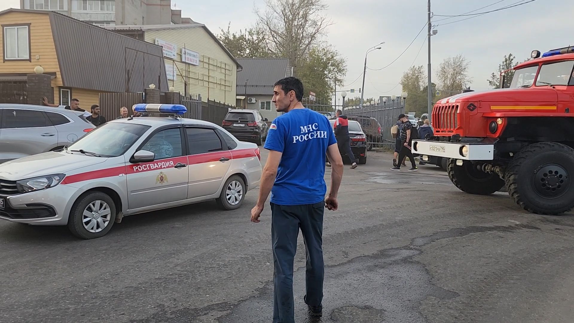 Бронницы, Пожар в ТЦ, Подар в Бронницах, Тушение пожара в Бронницах,